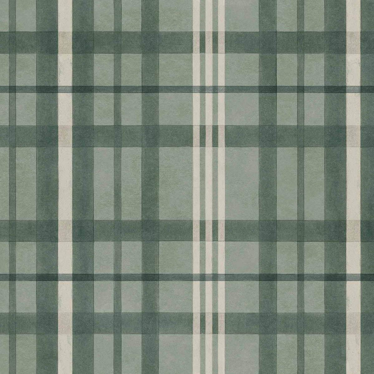 Papel pintado Clan's Check de la colección Cotswolds Ybarra & Serret - Menta Menta-1
