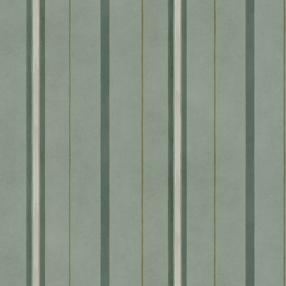 Papel pintado Rolling Stripes de la colección Cotswolds Ybarra & Serret - Verde Verde-1