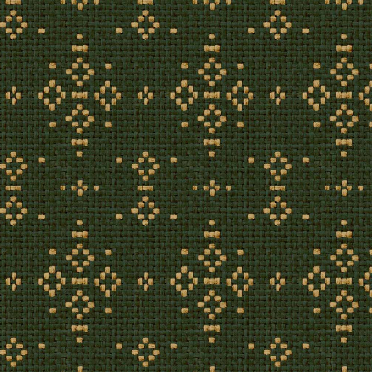 Papel pintado Mazahua de la colección Sarape Coordonné - Verde Verde-1