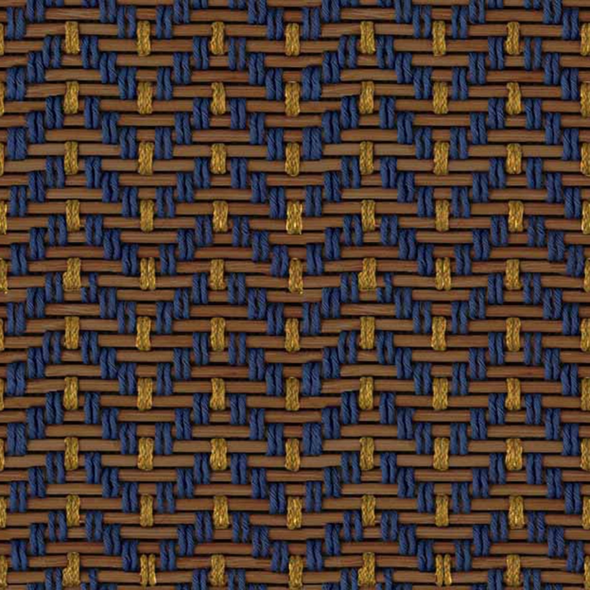Imagen 1 de Papel pintado Tule de la colección Sarape Coordonné - Azul Azul