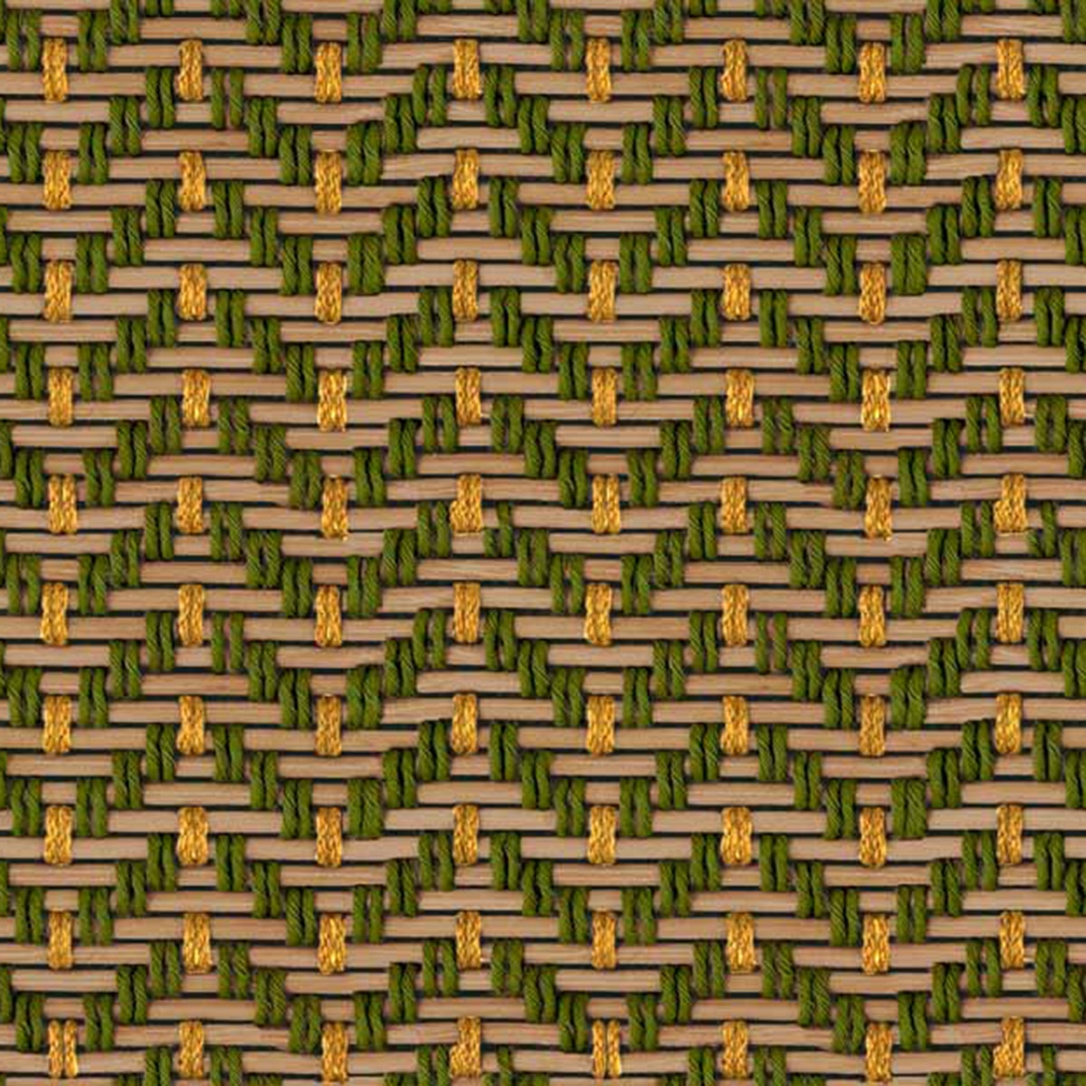 Imagen 1 de Papel pintado Tule de la colección Sarape Coordonné - Verde Verde