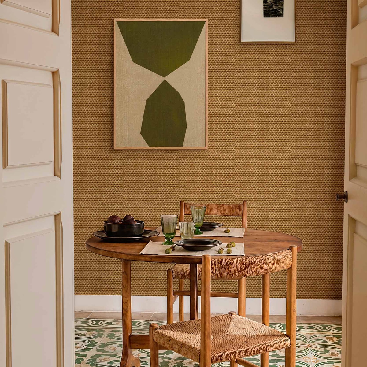 Papel de Parede Yuca da Coleção Sarape Mostarda-2