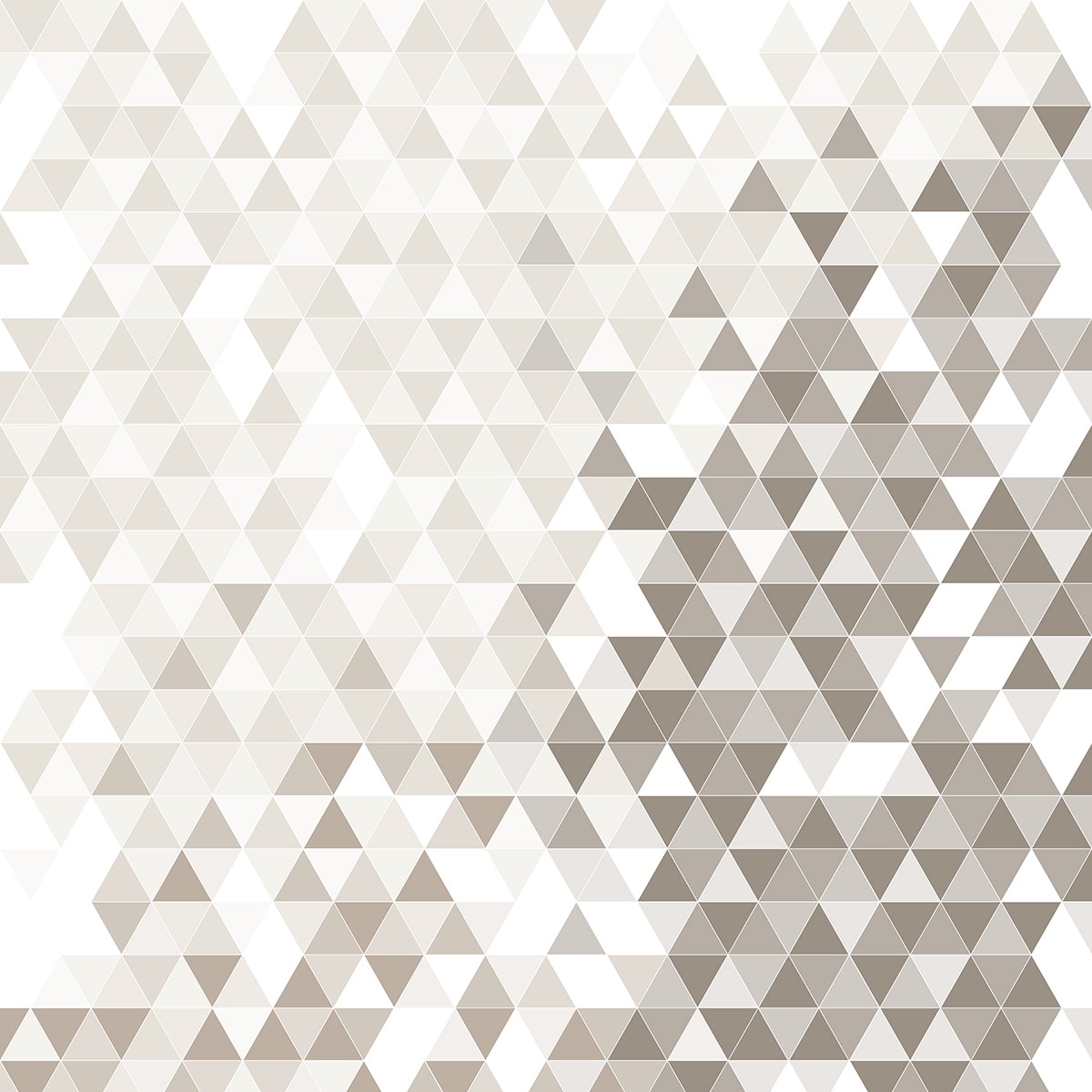 Papel de parede fotográfico Triangles Rasch Castanho-1