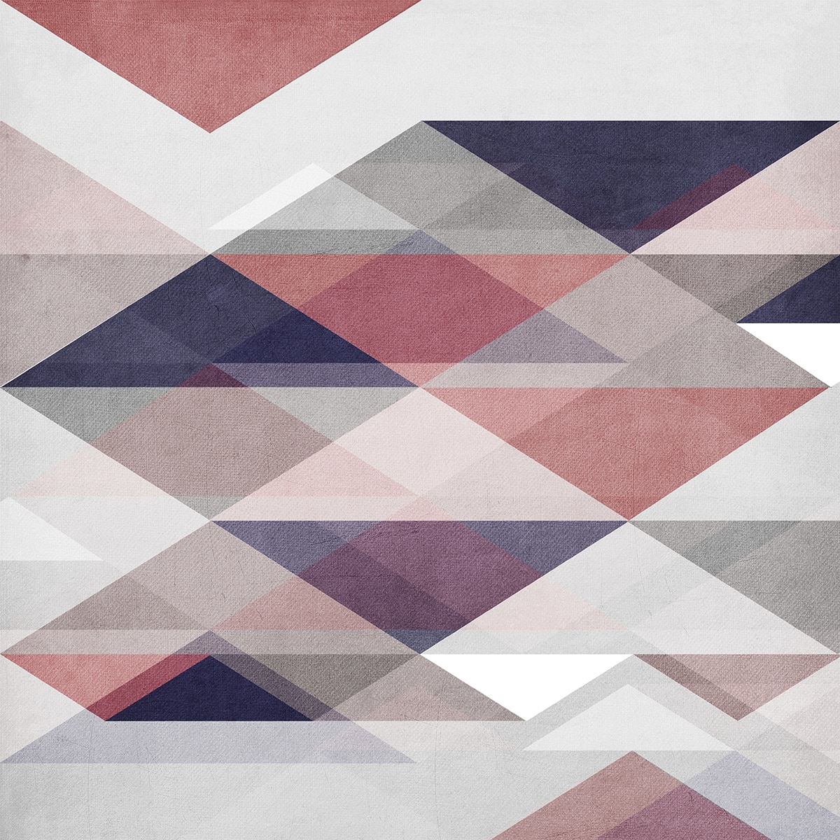 Papel de parede fotográfico Triangles Rasch Verde-1