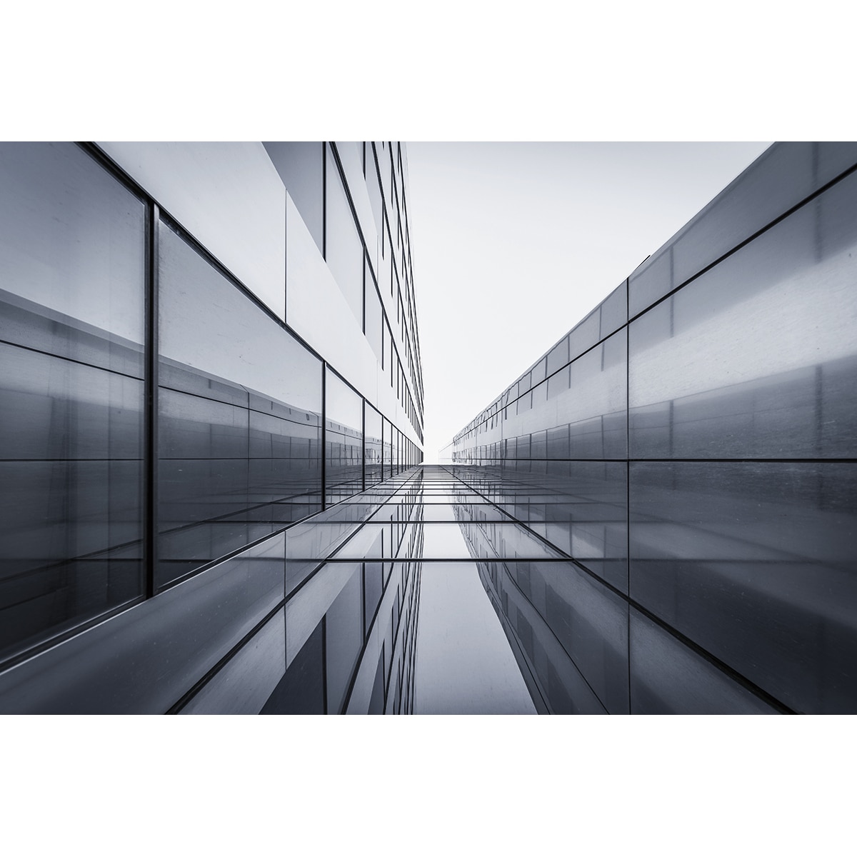 Papel de parede fotográfico Skycraper Rasch Cinzento-1