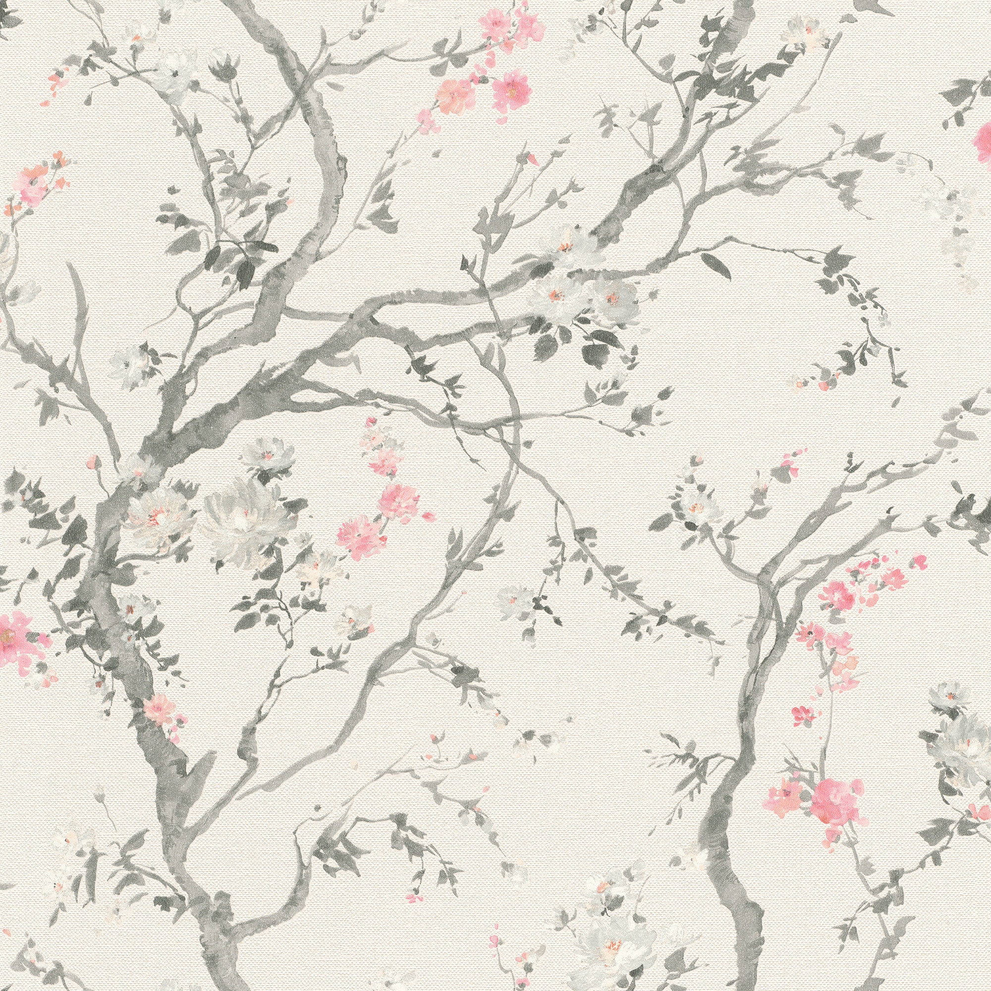 Imagen 1 de Papel pintado TNT Almendro Singapur Rasch - Beige 0,53 x 10 m Beige