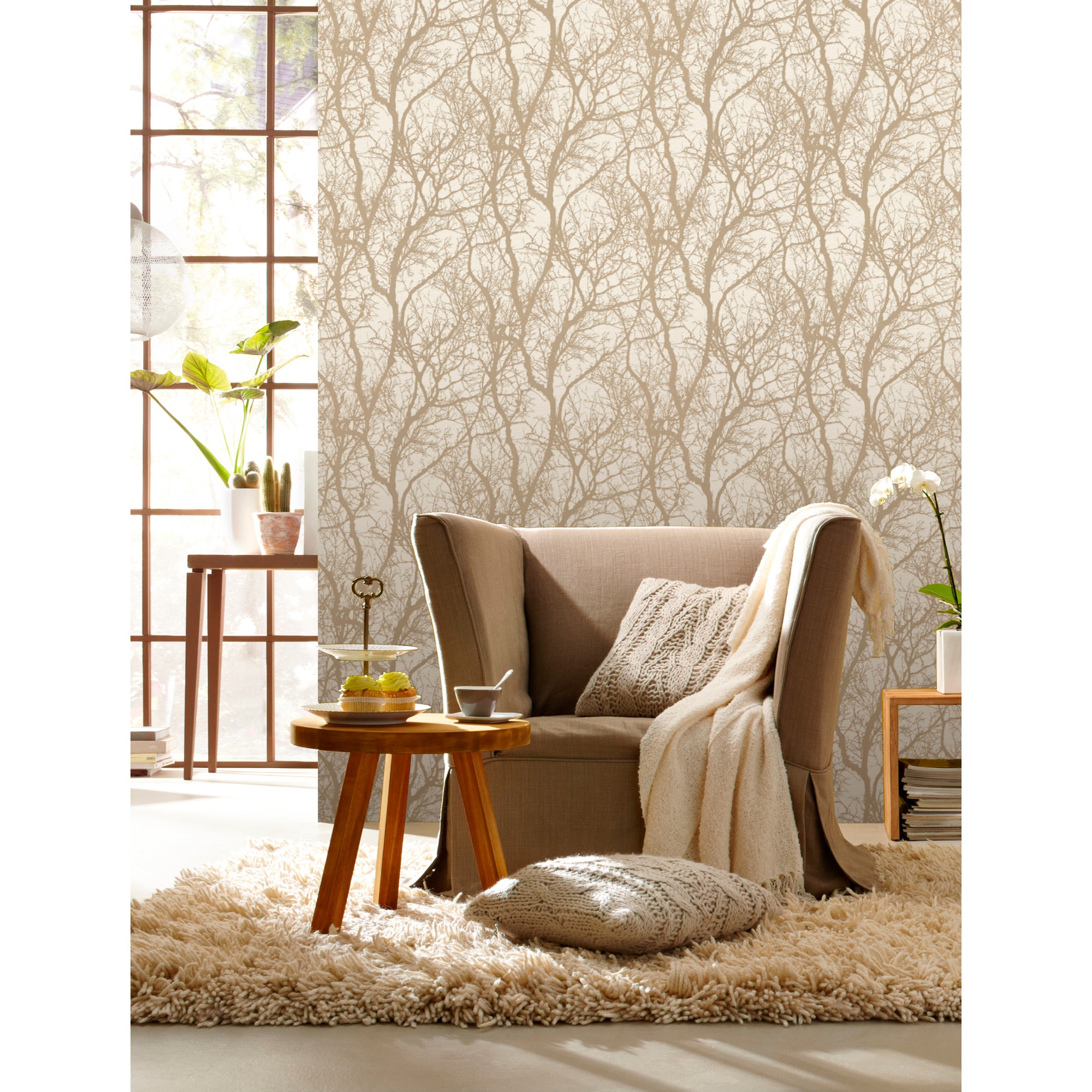 Papel de Parede TNT Ramos Utility Bege-2