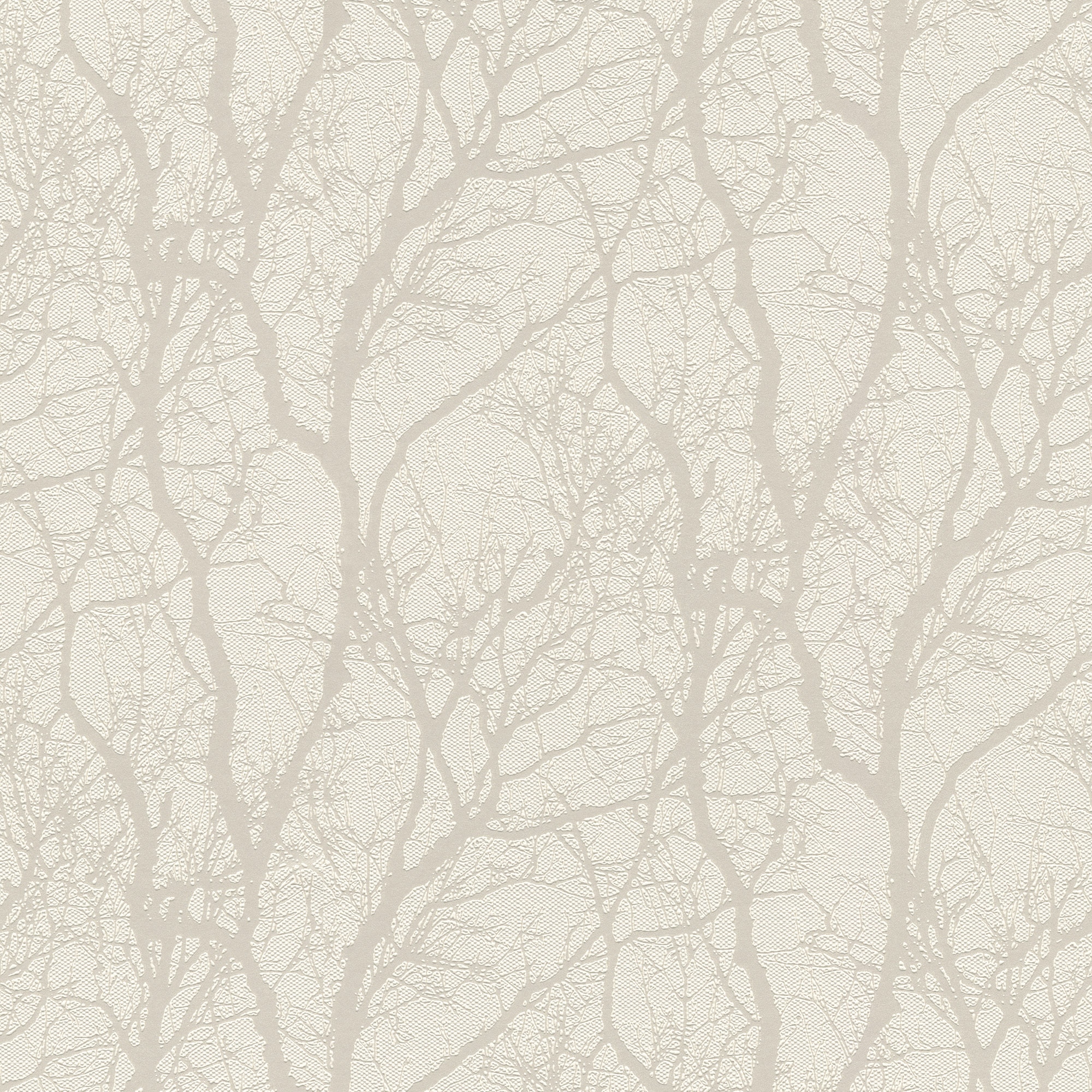 Imagen 1 de Papel pintado TNT Ramas Utility Rasch - Blanco 0,53 x 10 m Blanco