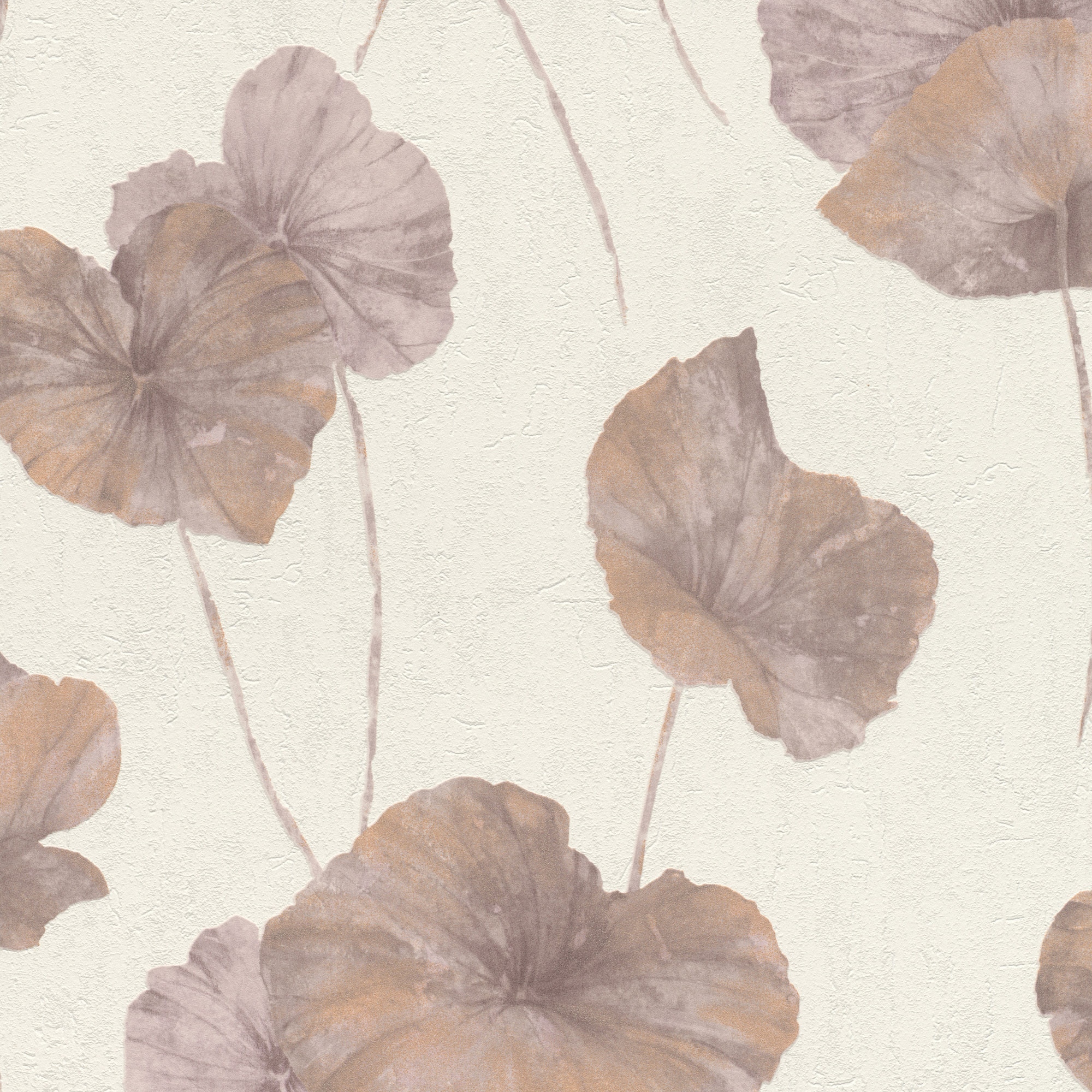 Papel de Parede TNT Folhas Utility Castanho-1