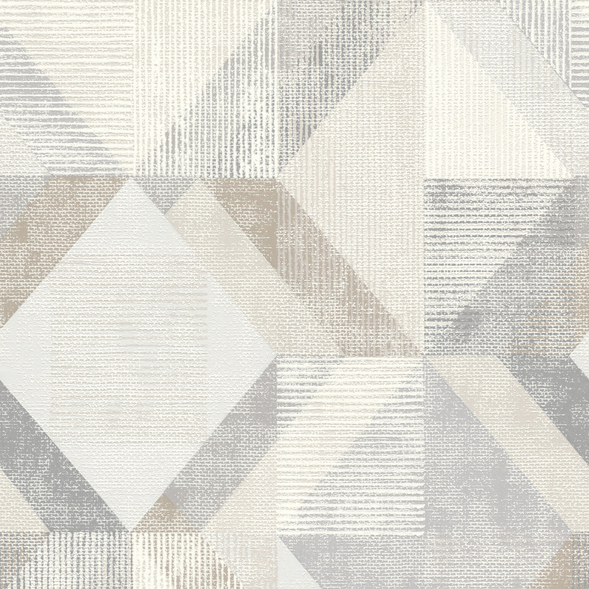Papel pintado TNT Geométrico Utility Rasch - Gris 0,53 x 10 m Gris-1