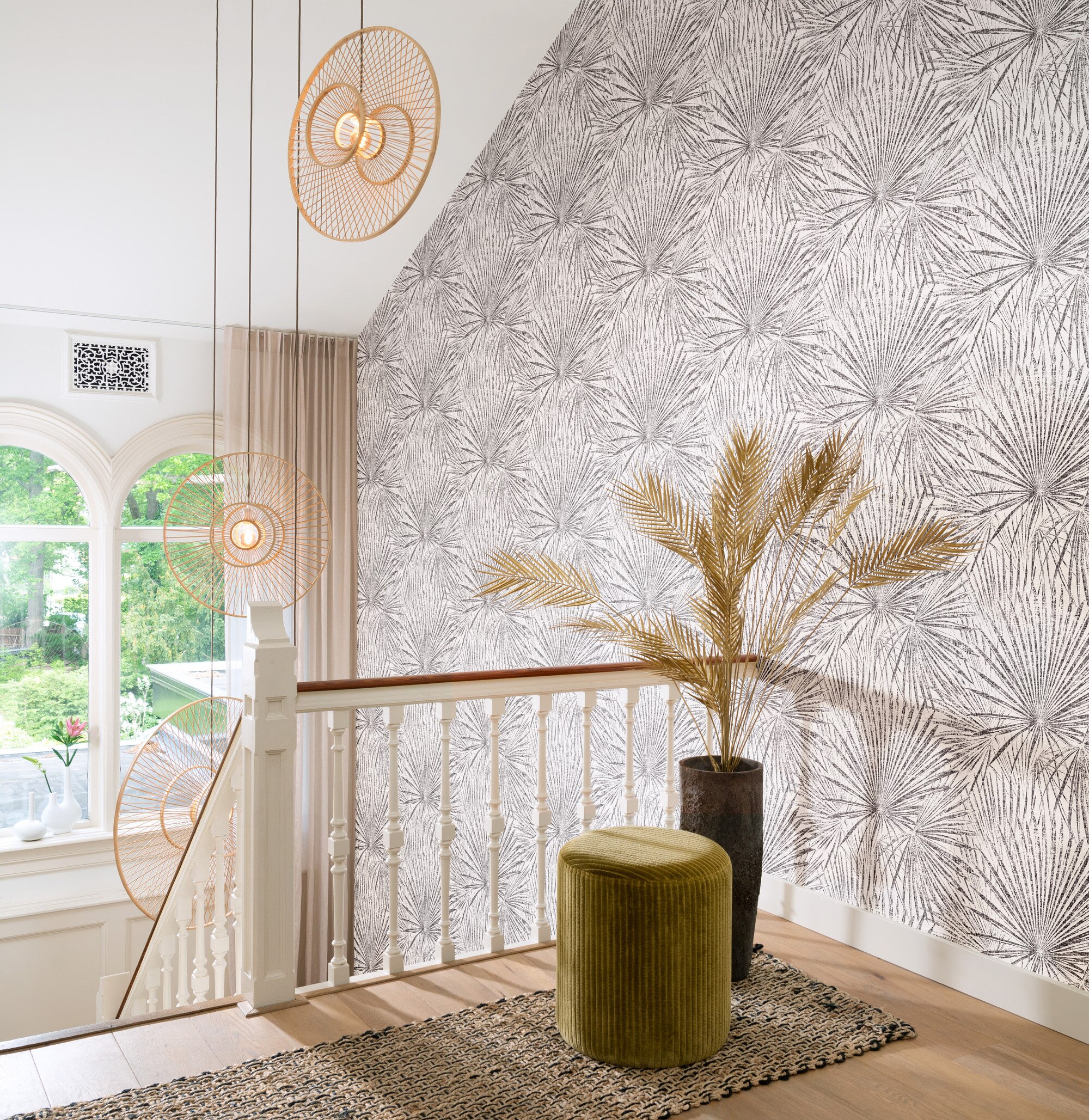 Imagen 2 de Papel pintado TNT Vegetal Madagascar Rasch - Natural 0,53 x 10 m Natural