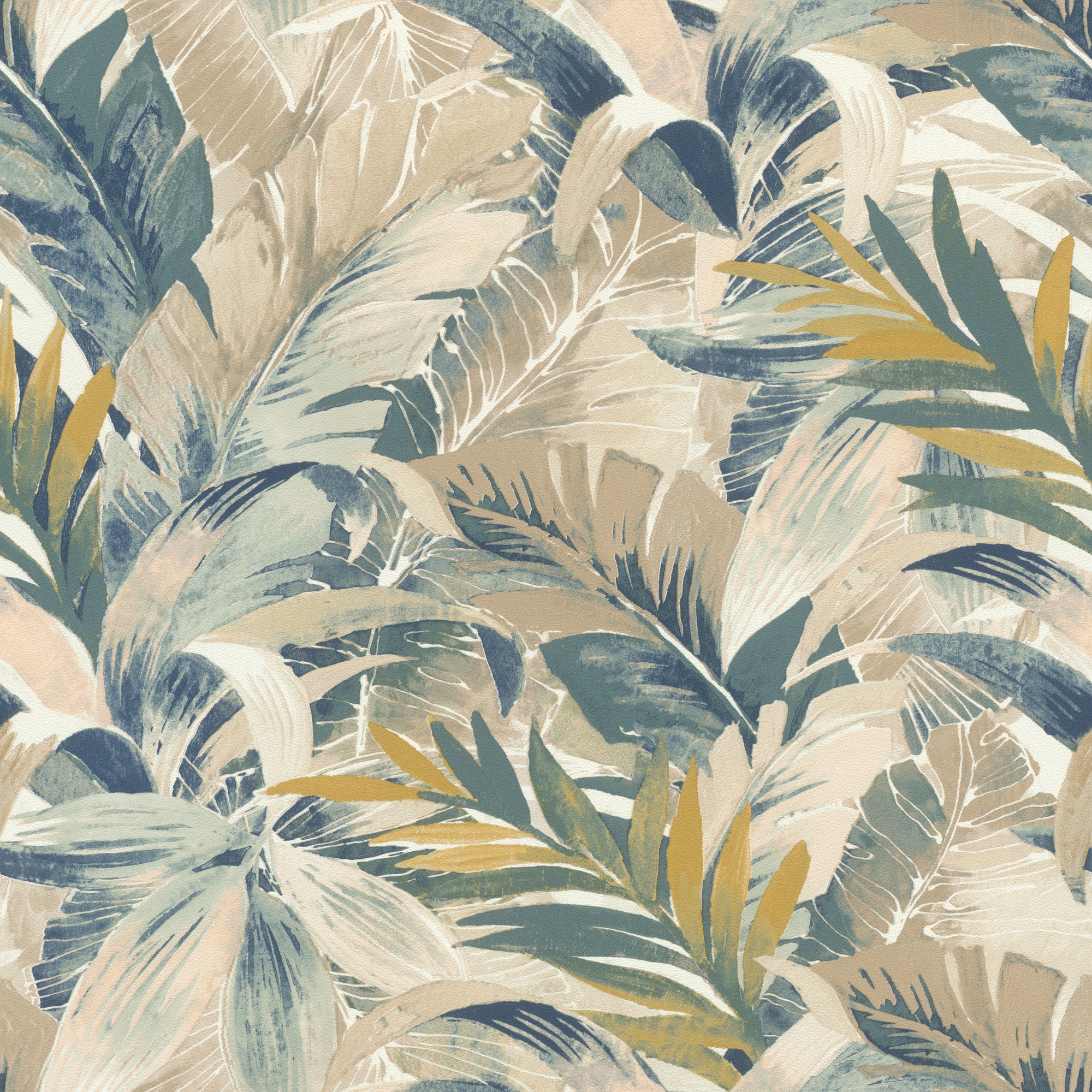 Papel Pintado TNT Vegetação Kenya Multicolor-1