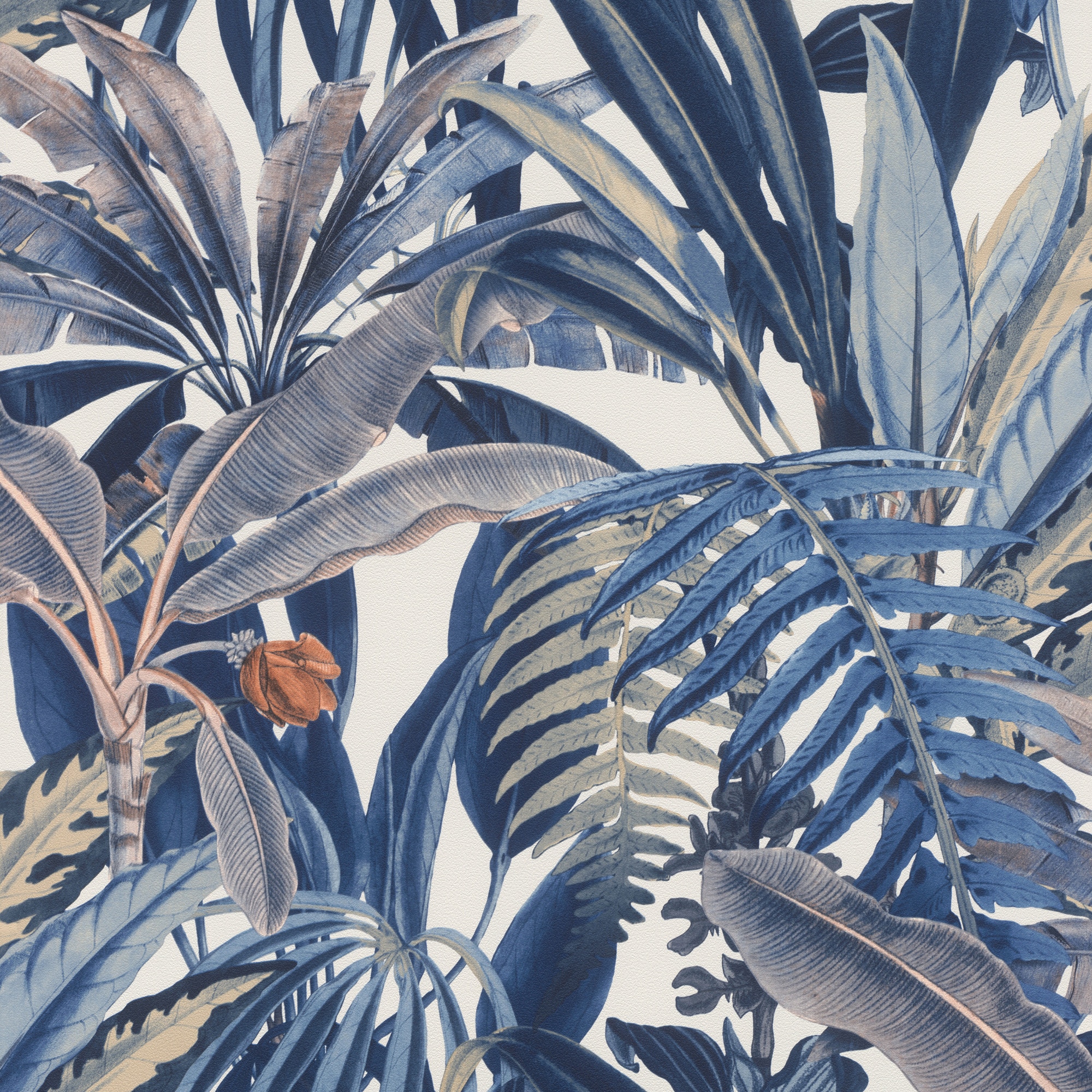 Papel Pintado TNT Tropical Kenya Azul-1