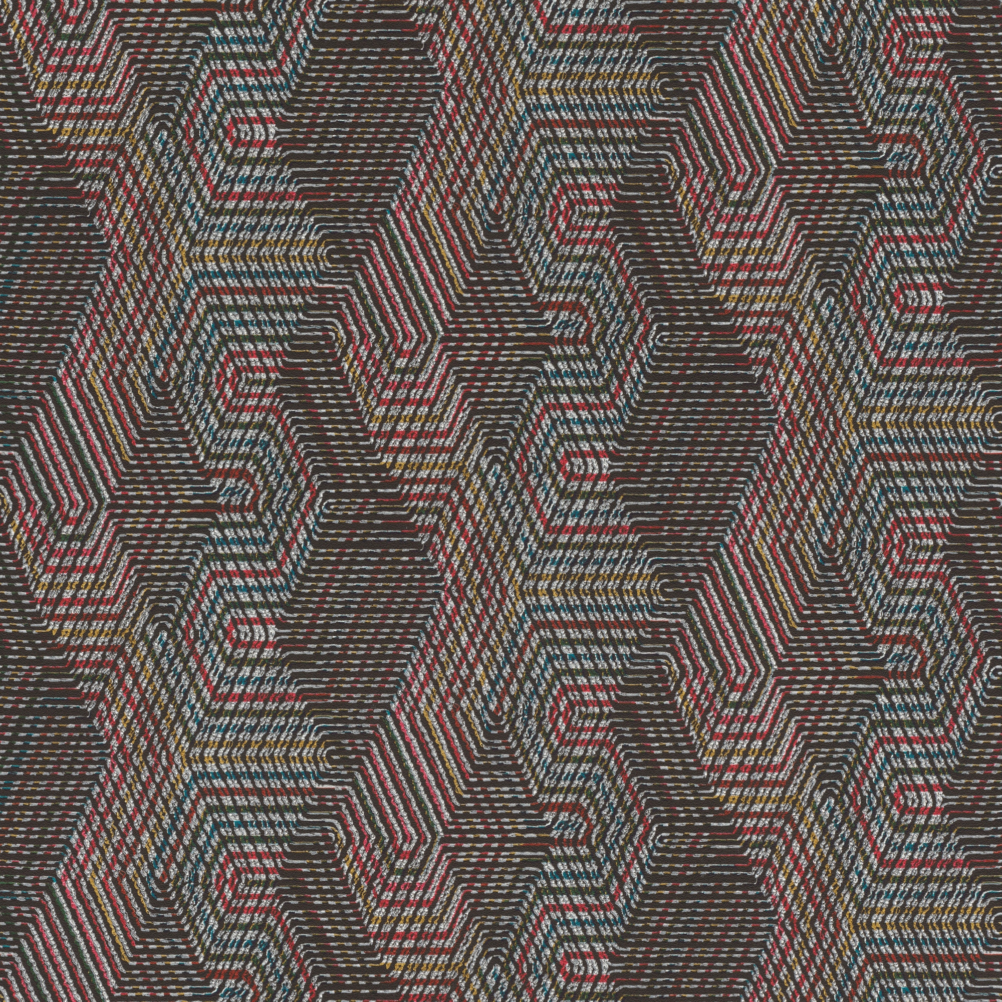 Papel Pintado TNT Geométrico Kenya Multicolor-1