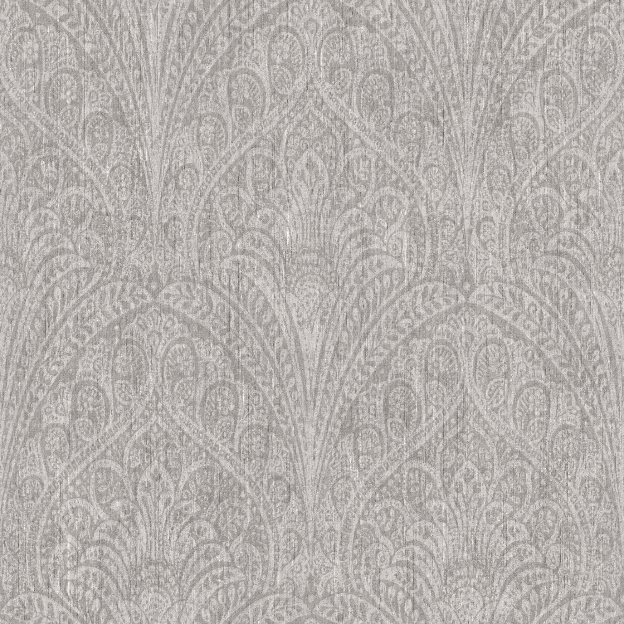 Papel pintado TNT Damascos Kenya Rasch - Gris Gris-1