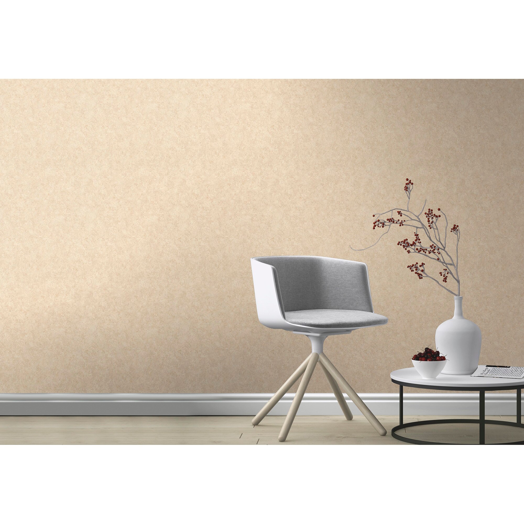 Papel Pintado TNT Liso com Textura Practik Areia-2