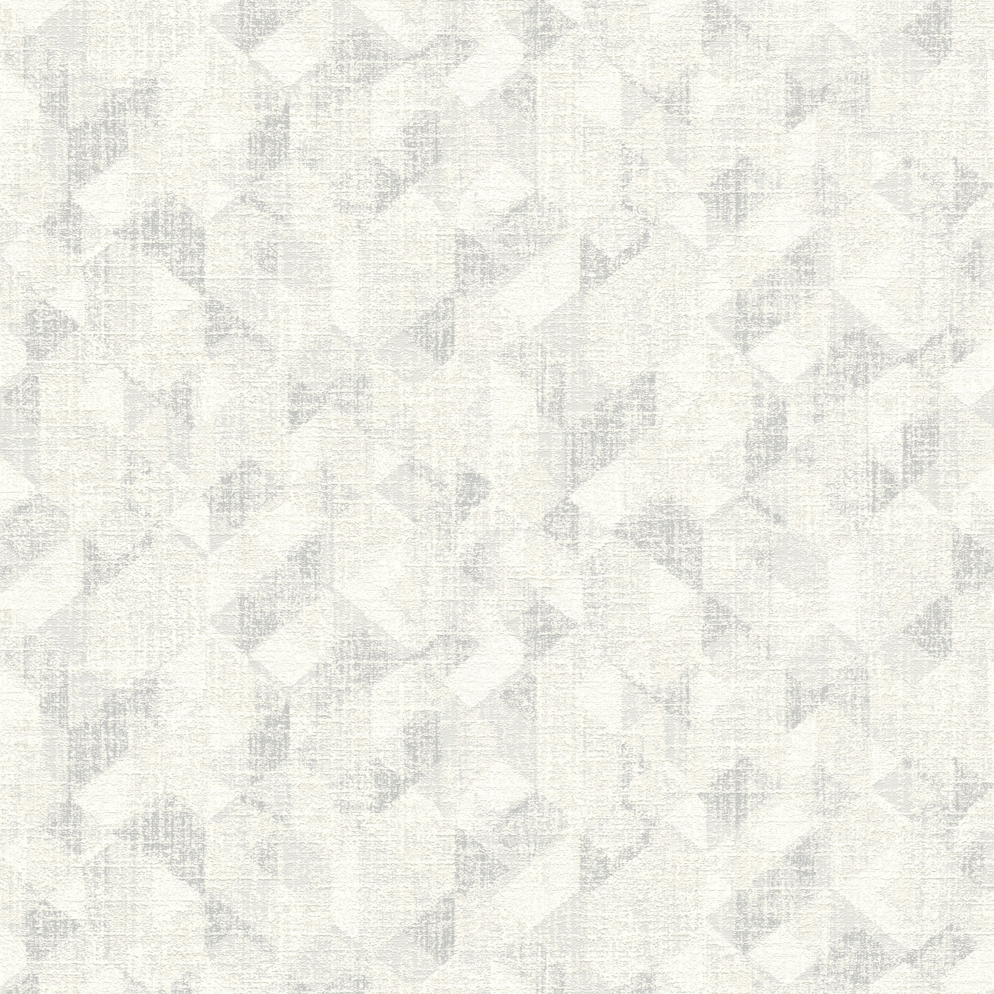 Papel pintado TNT Geométrico Texturado Practik Rasch - Blanco Blanco-1