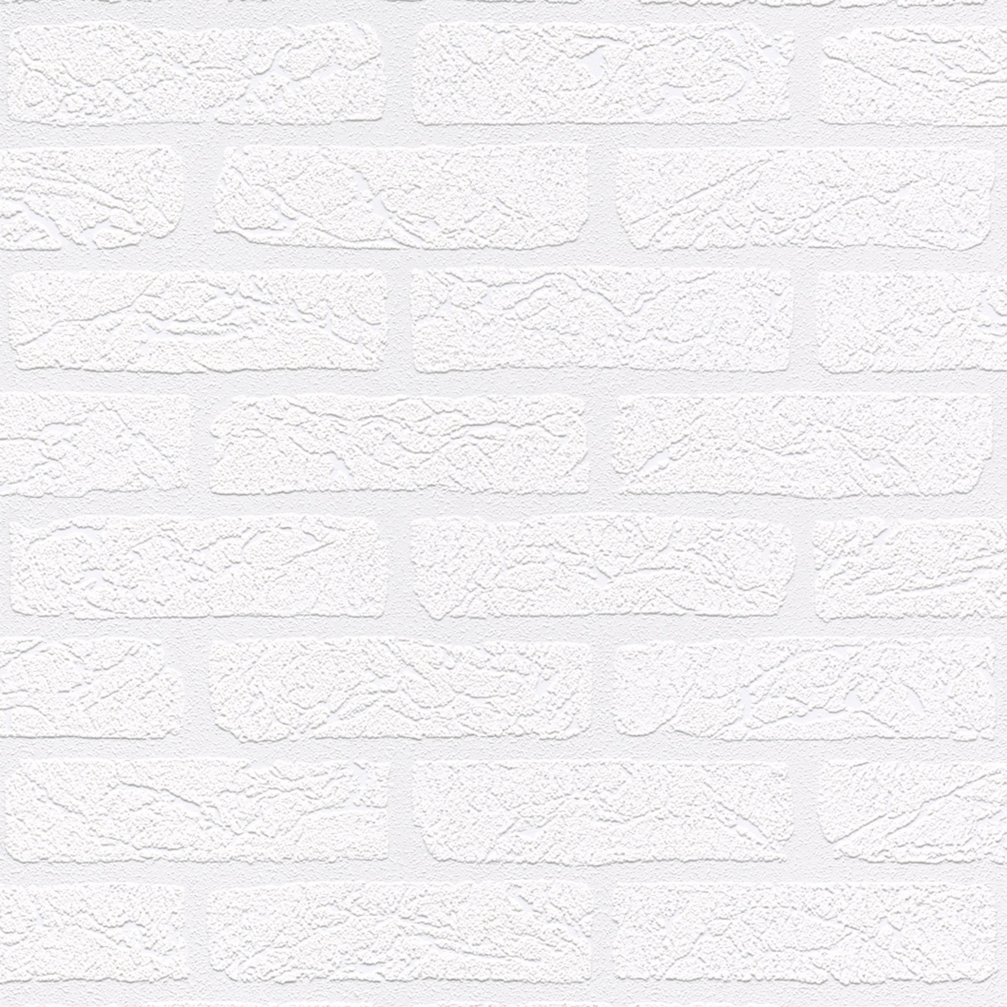 Papel Pintado Tijolo Practik - Branco Branco-1