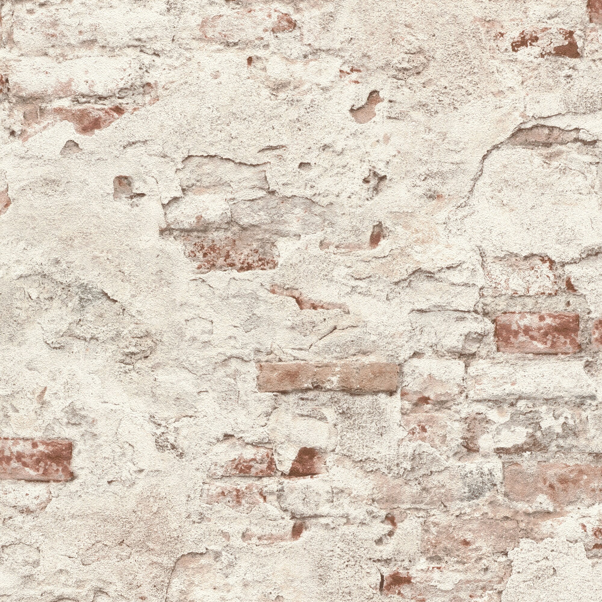 Papel pintado TNT Ladrillo y Cemento Loft 3 Rasch - Rojizo Rojizo-1