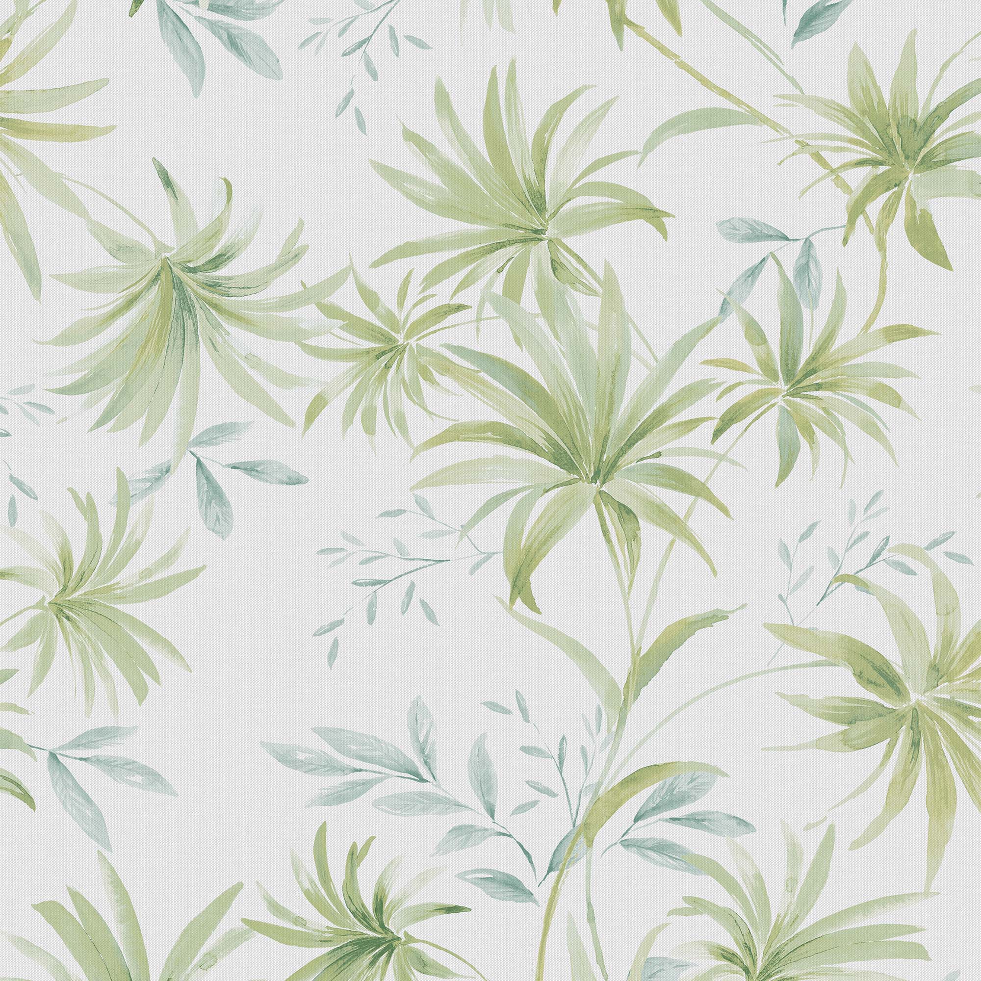Papel de Parede TNT Umbrella Palm Origins Verde-1