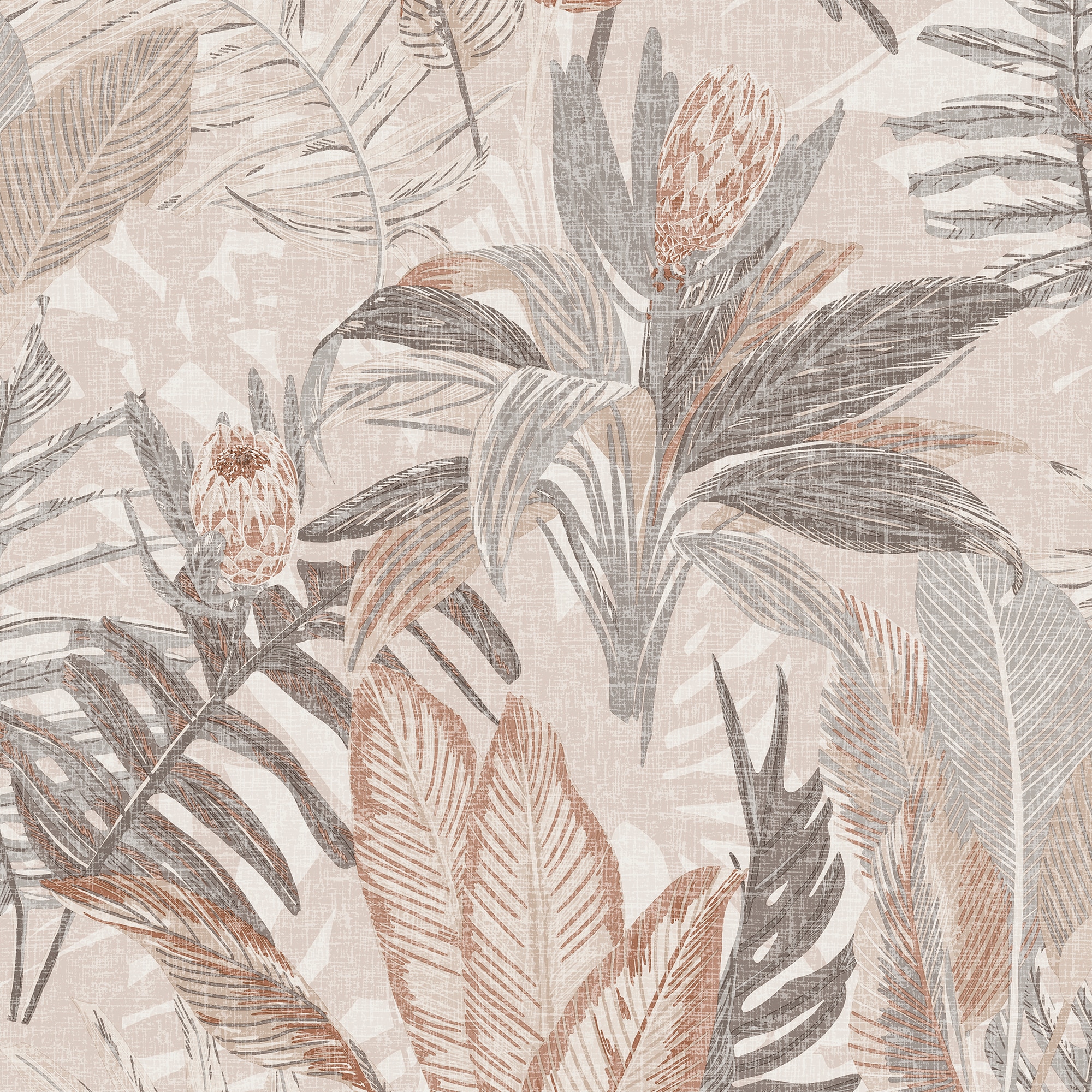 Imagen 1 de Papel pintado TNT Wild Protea Origins Rasch - Multicolor 0,53 x 10 m Multicolor