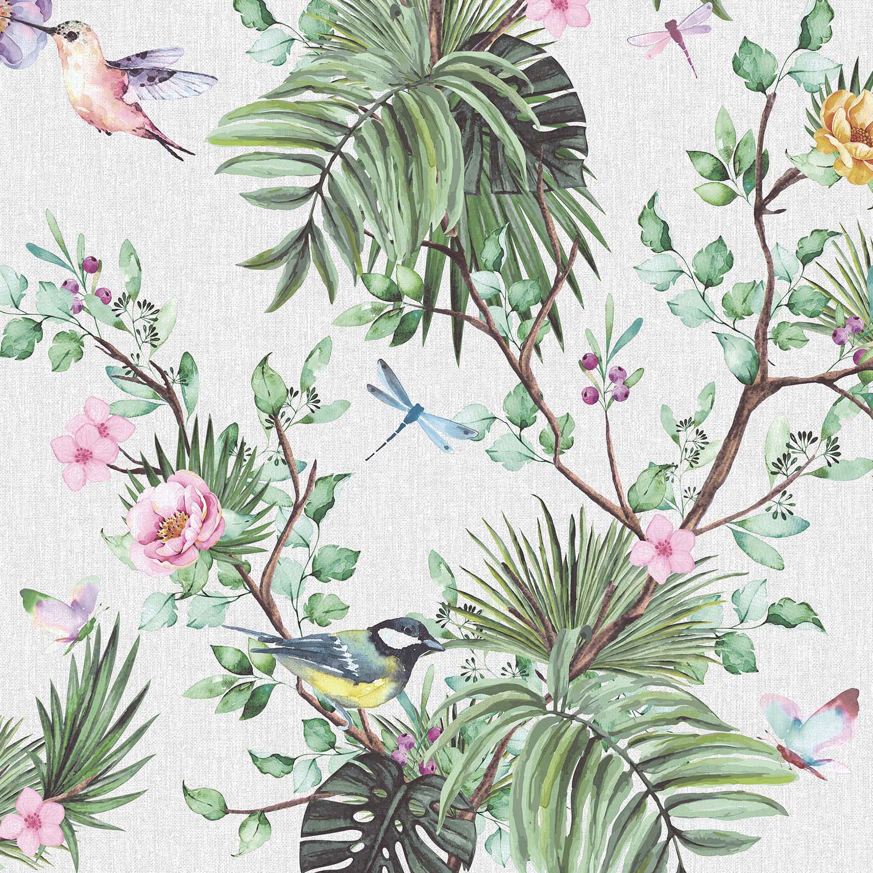 Papel de Parede TNT Jungle Origins Multicolor-1