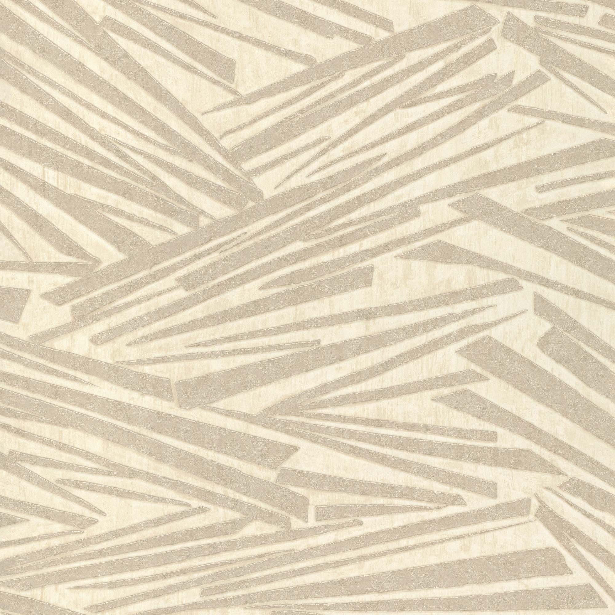 Imagen 1 de Papel pintado TNT Bastones Chicago Rasch - Beige 0,53 x 10 m Beige