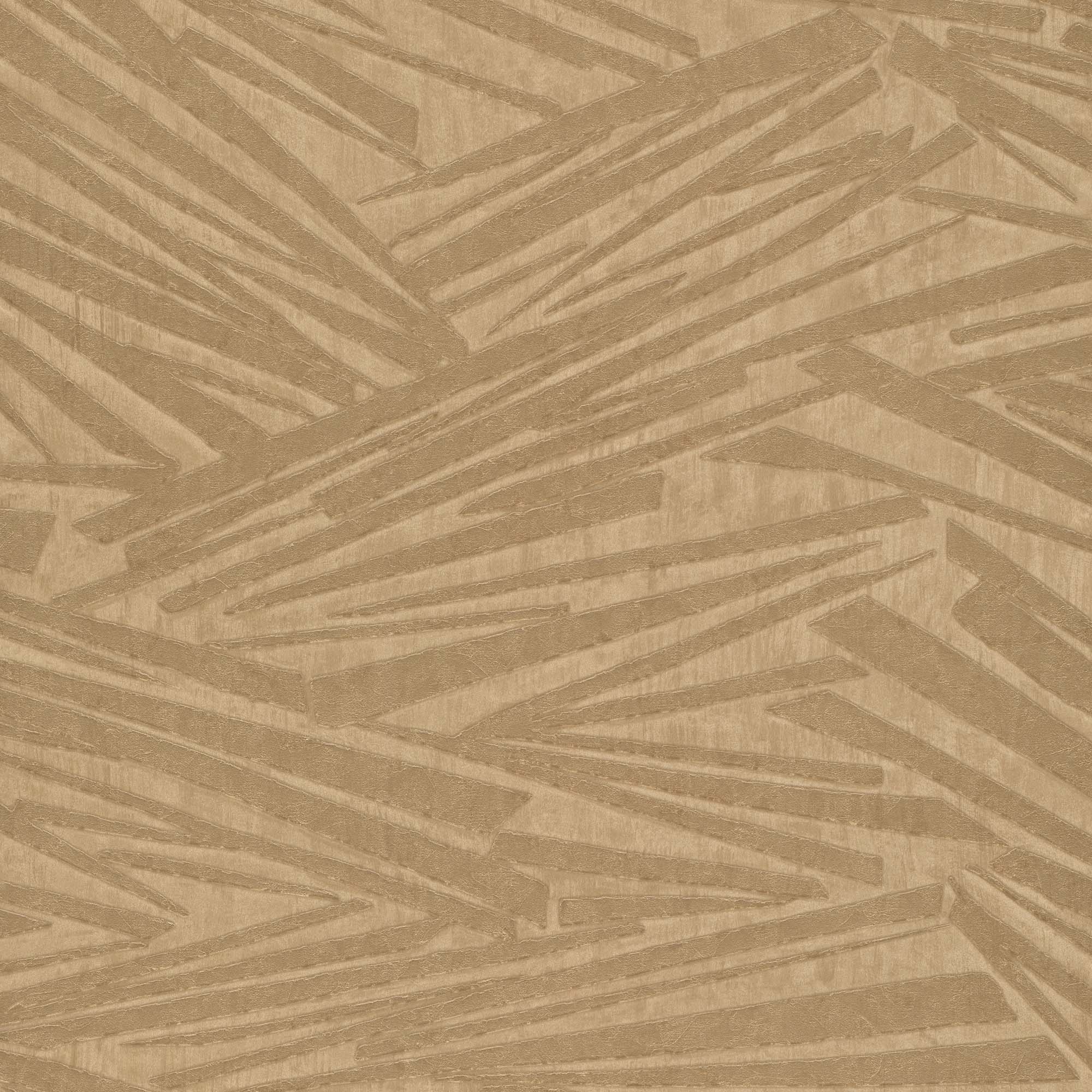 Imagen 1 de Papel pintado TNT Bastones Chicago Rasch - Dorado 0,53 x 10 m Dorado