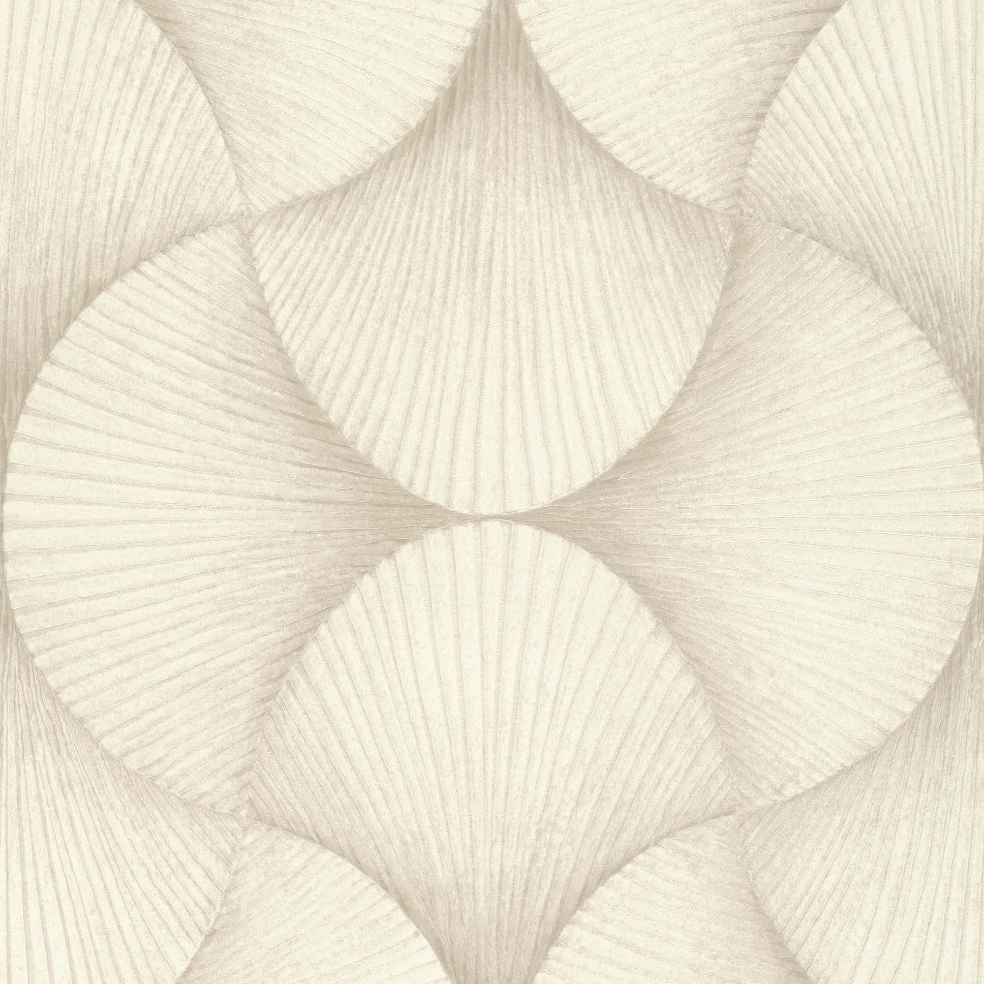 Papel pintado TNT Vintage Geométrico Chicago Rasch - Blanco 0,53 x 10 m Blanco-1