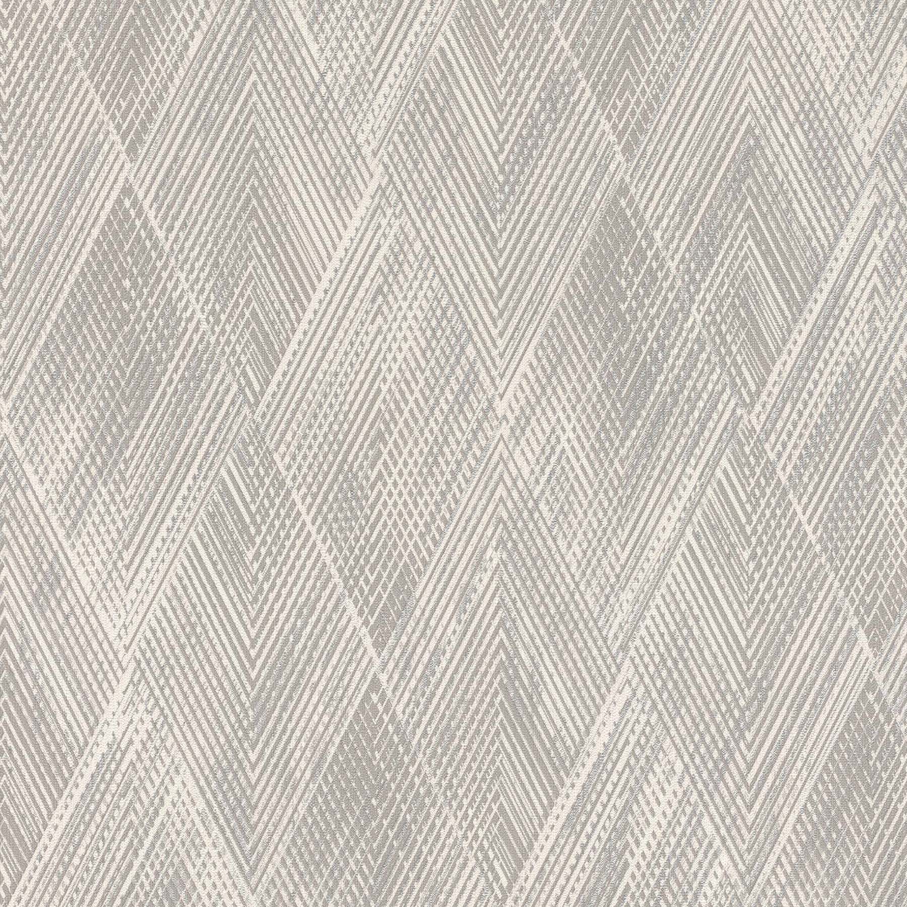 Papel de Parede TNT Losangos Chicago Cinzento-1