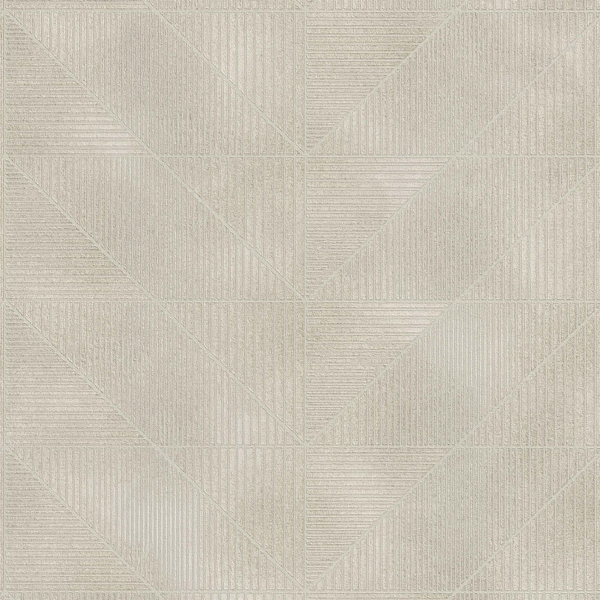 Papel pintado TNT Formas Geométricas Chicago Rasch - Beige 0,53 x 10 m Beige-1