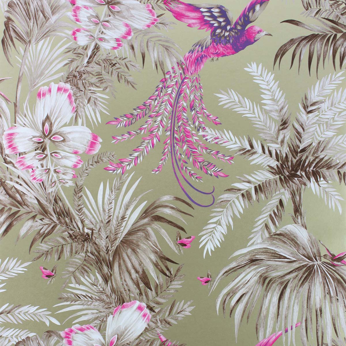 Papel pintado Bird of Paradise Osborne & Little - Piedra 0,53 x 10 m Piedra-1