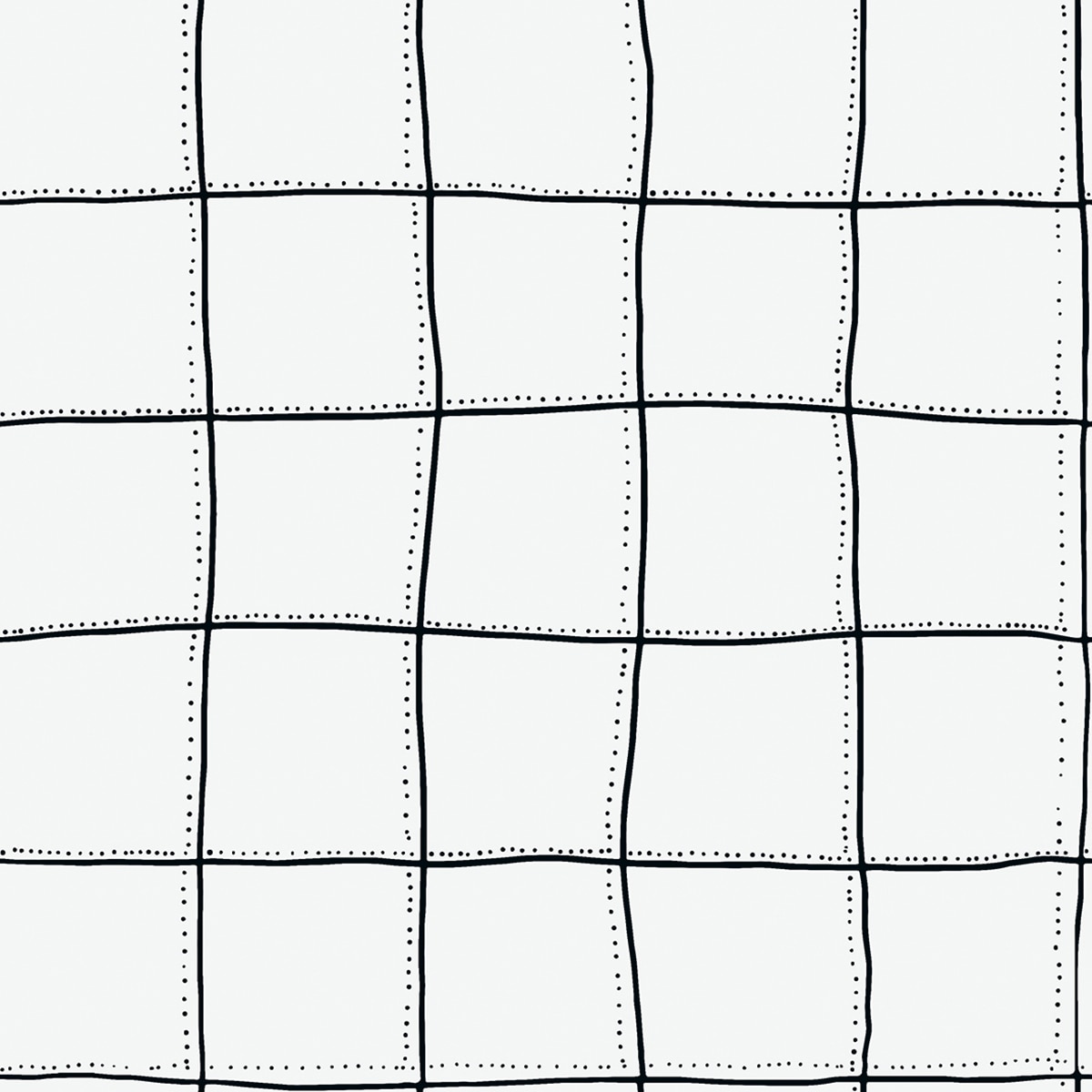 Imagen 1 de Papel pintado geométrico desigual Tres Tintas - Blanco 0,5 x 10 m Blanco