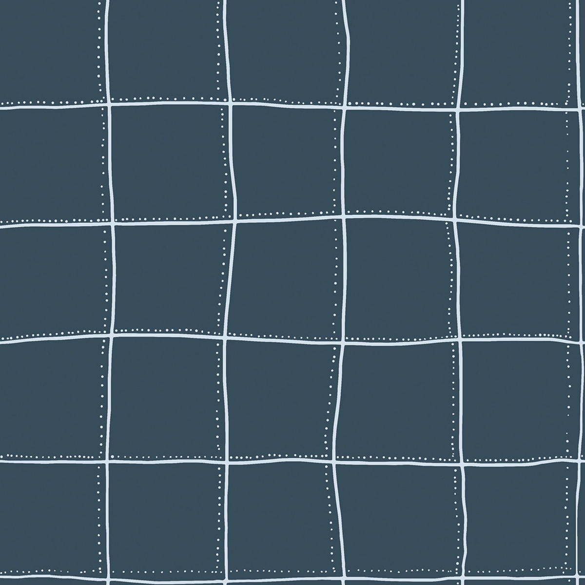 Imagen 1 de Papel pintado geométrico desigual Tres Tintas - Azul 0,5 x 10 m Azul