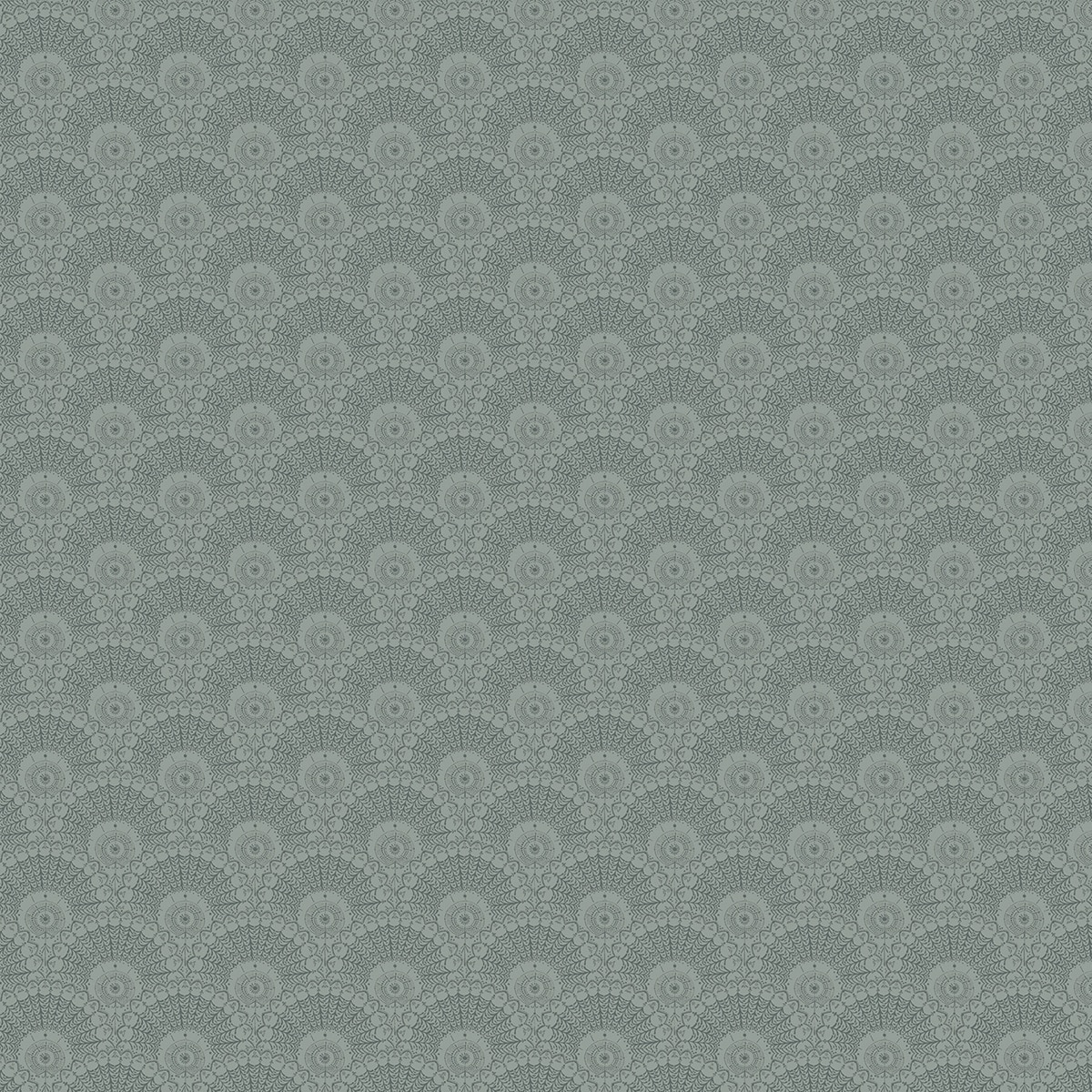Papel pintado TNT Flabelo Ítera Tres Tintas - Verde 0,53 x 10 m Verde-1