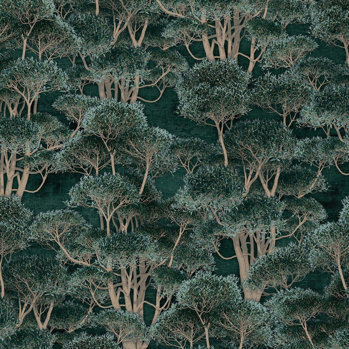Imagen 1 de Papel pintado TNT Olivae Ítera Tres Tintas - Verde 0,53 x 10 m Verde