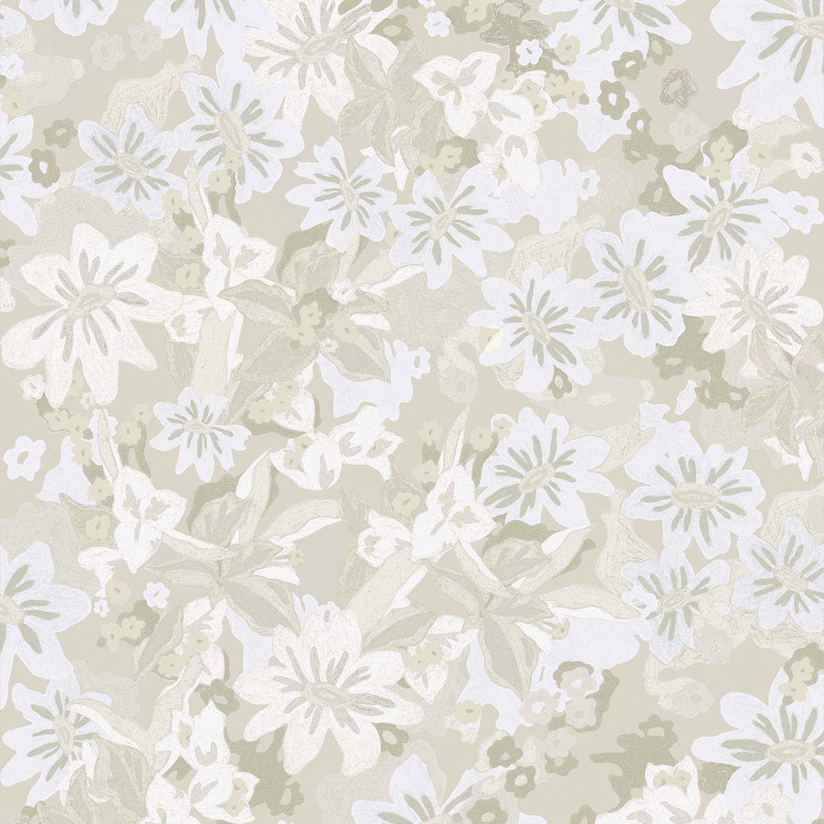 Imagen 0 de Papel pintado vinílico Heura Ítera Tres Tintas Beige