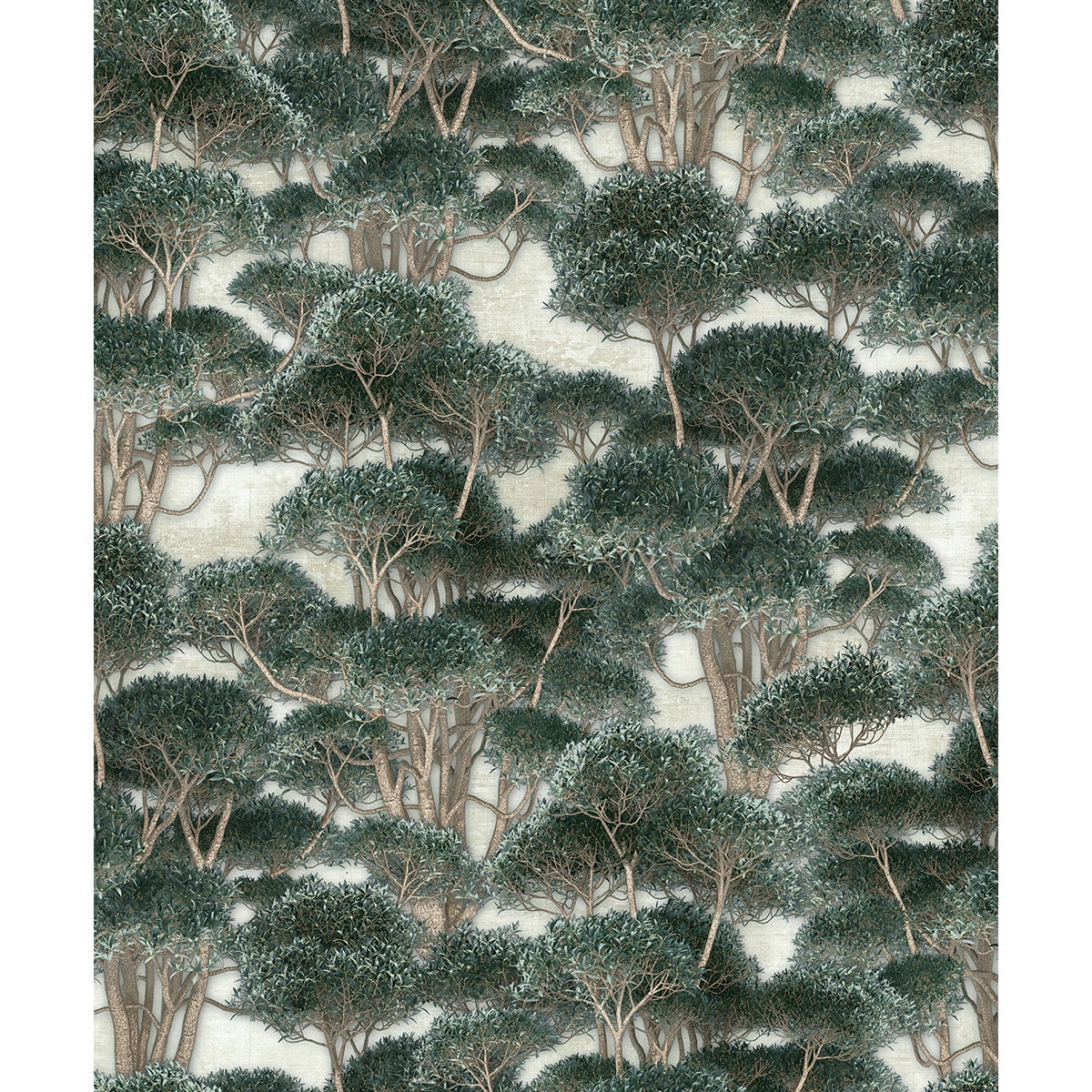 Imagen 2 de Papel pintado vinílico Olivae Ítera Tres Tintas - Beige 0,53 x 10 m Beige