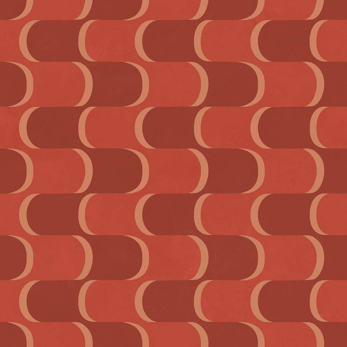 Imagen 1 de Papel pintado TNT Copacabana de la colección Bossa Nova Tres Tintas - Terracota Terracota