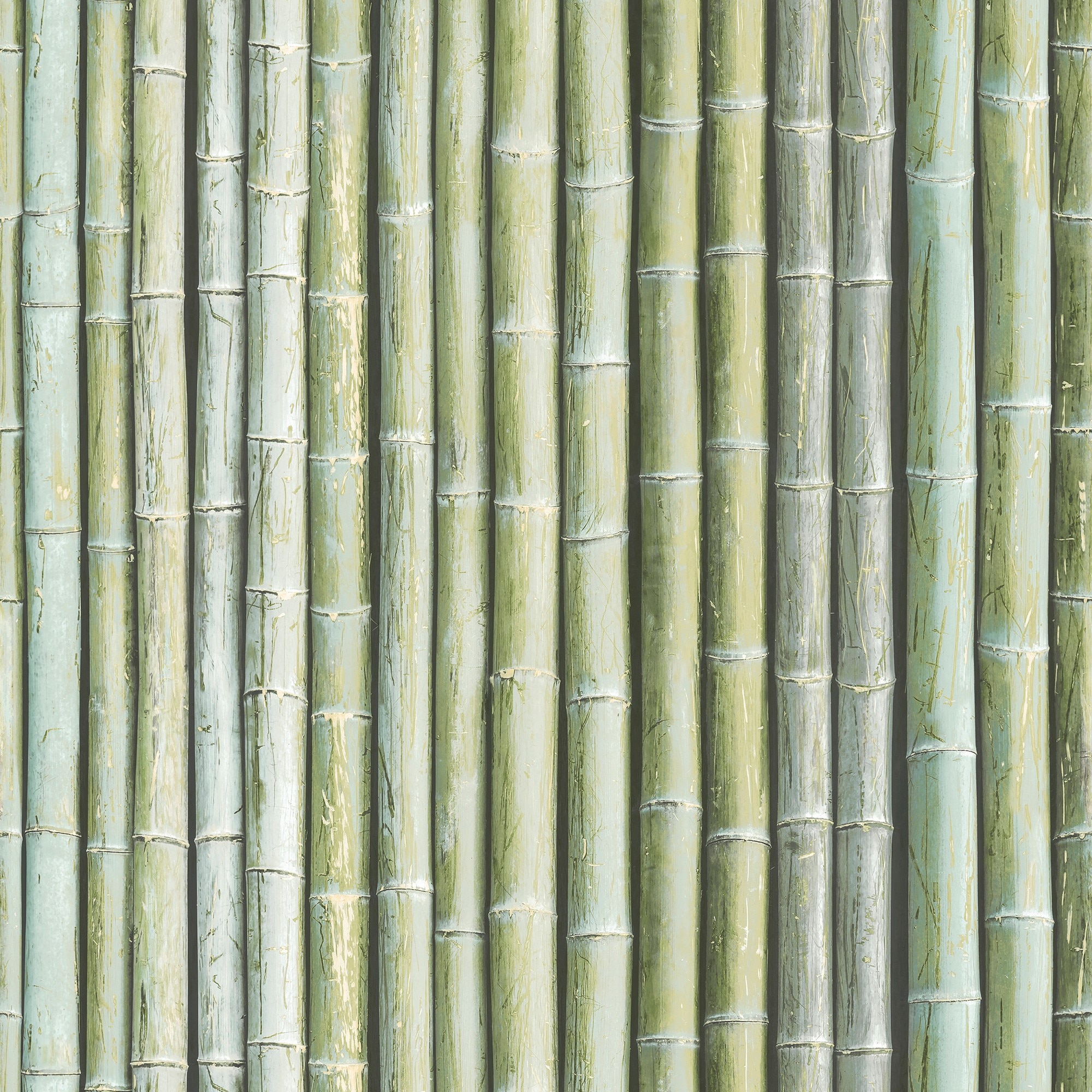 Papel de Parede Vinílico Yoko Natural Urban Verde-1
