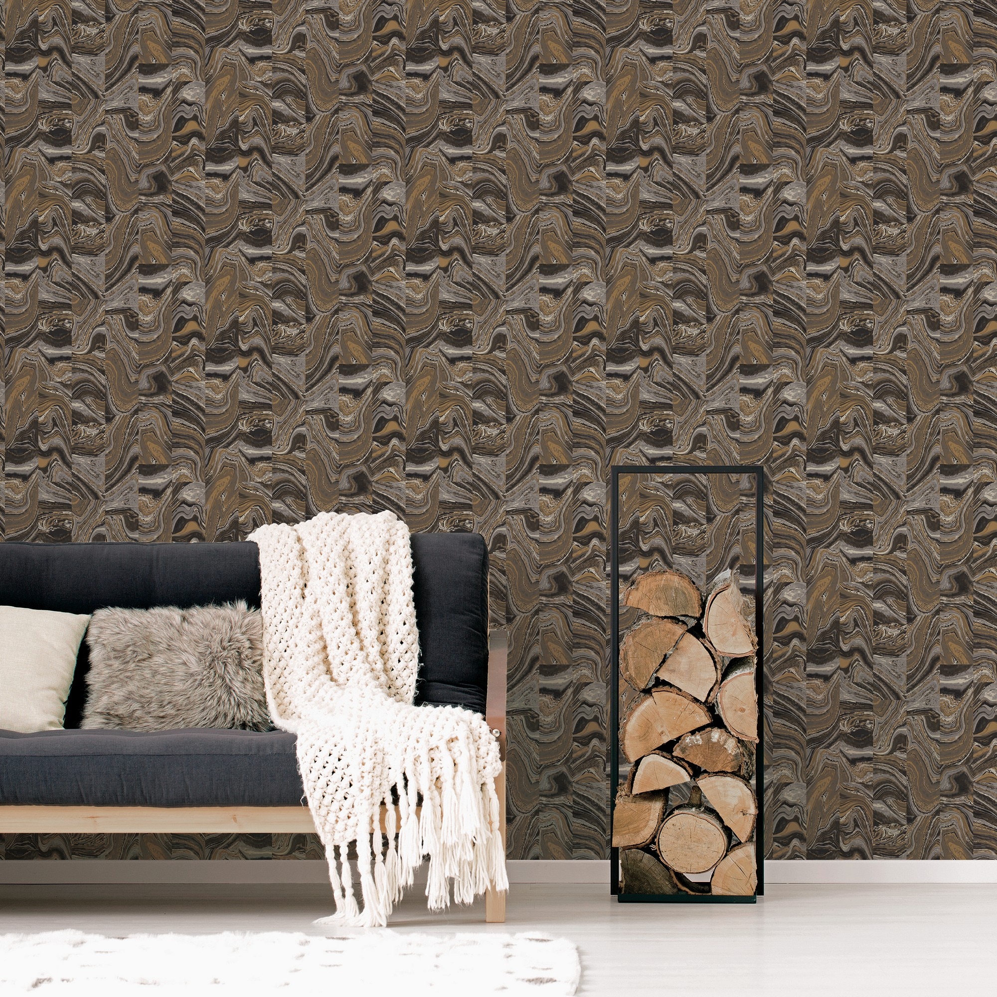 Papel de Parede Vinílico Haruhi Natural Urban Multicolor-2
