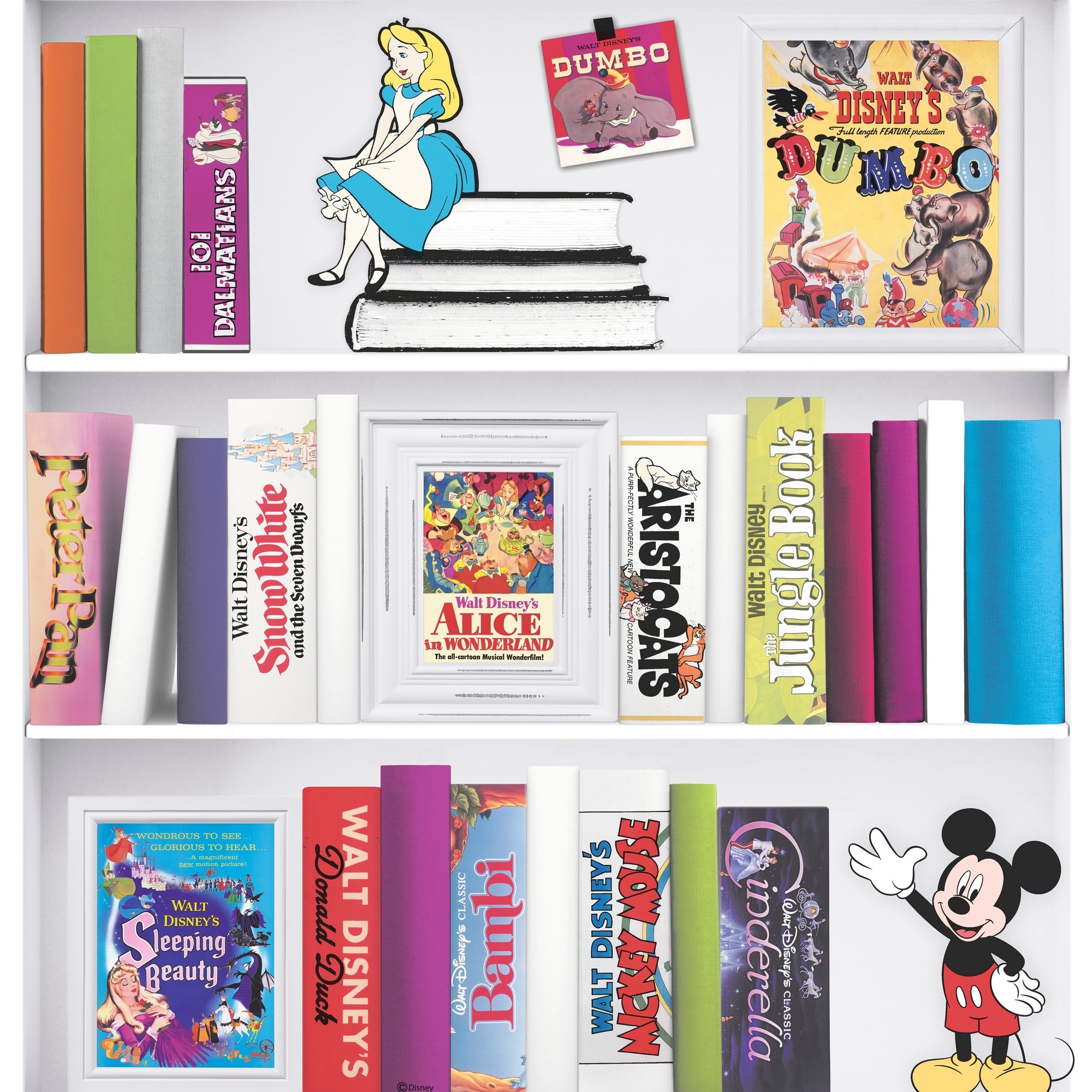 Papel de Parede Clássicos Disney Individual Kids Home Multicolor-1