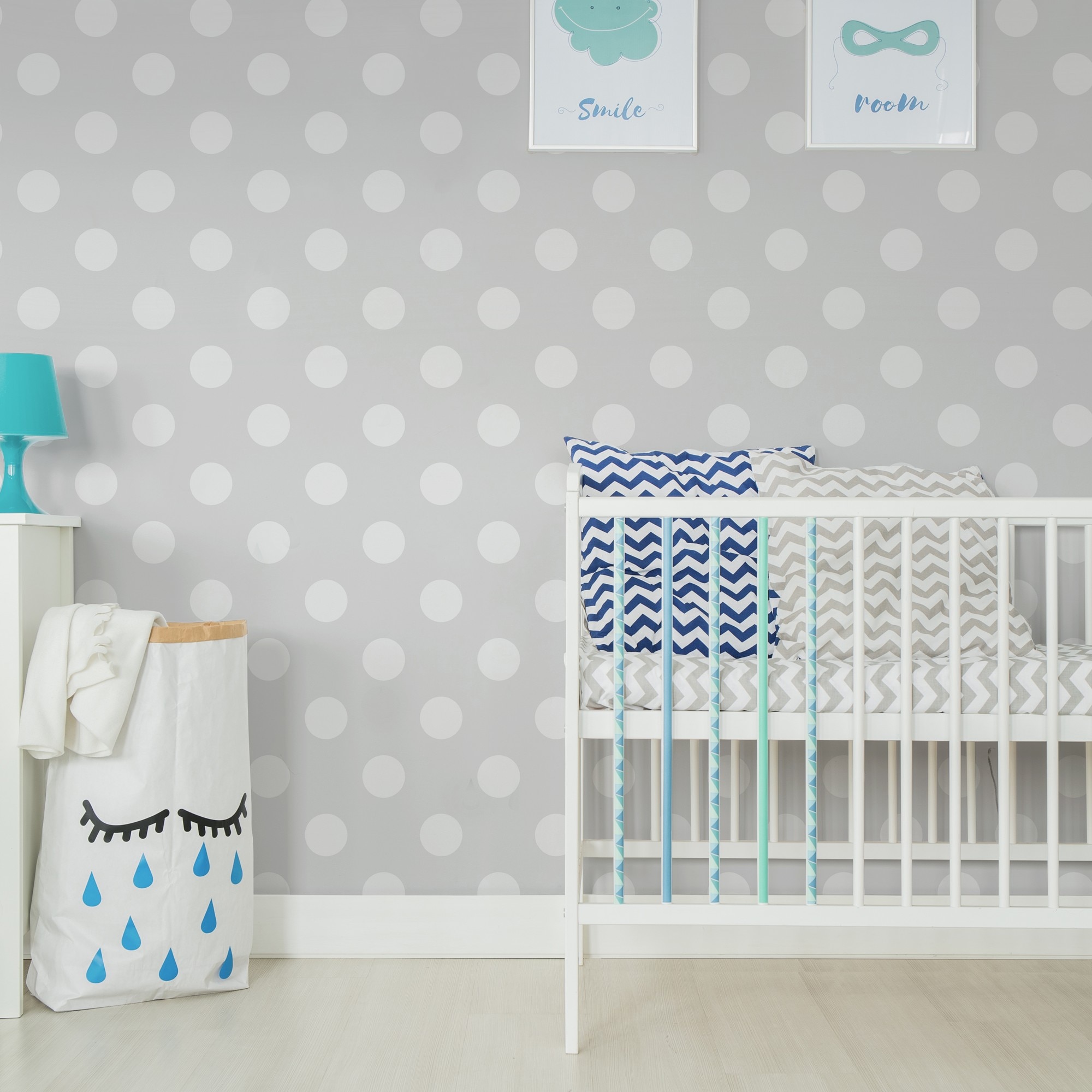 Papel pintado Fantasía Individual Kids Home Saint Honore - Gris 0,52 x 10 m Gris-2