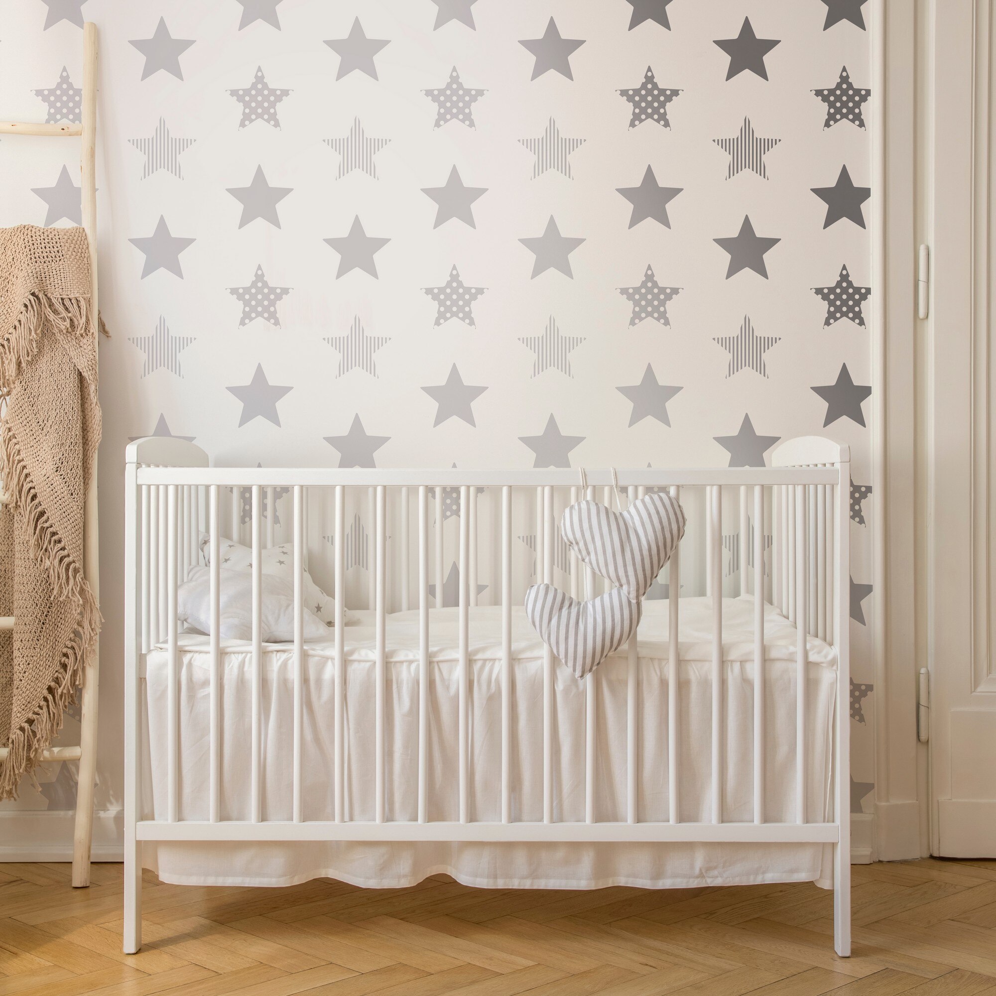 Papel de Parede Fama Individual Kids Home Prata-2