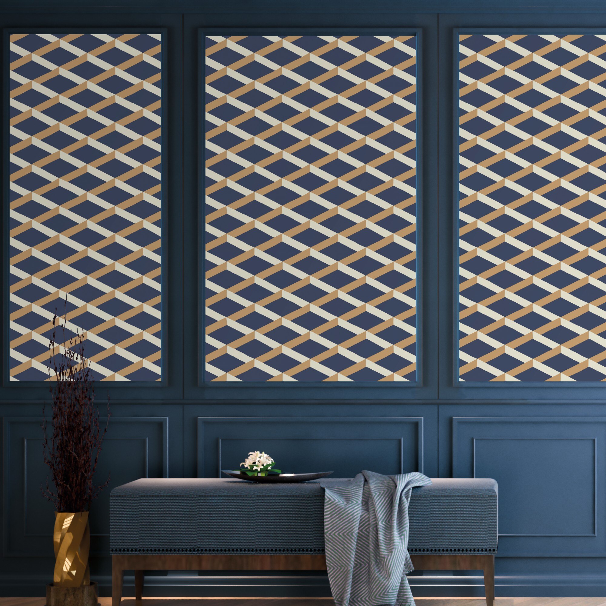 Papel de Parede Conca Amalfi Azul-2
