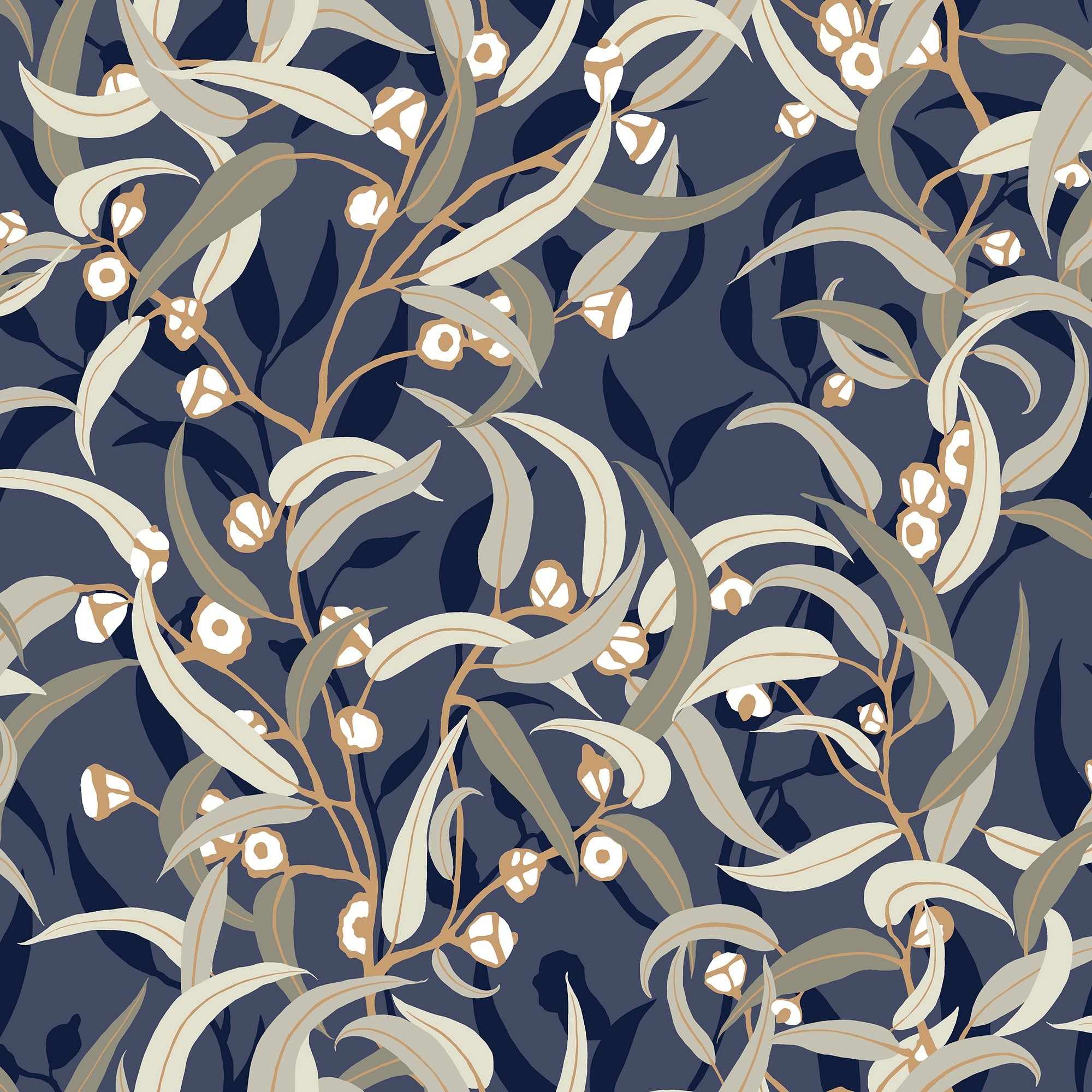 Papel de Parede Saracene Amalfi Azul-1