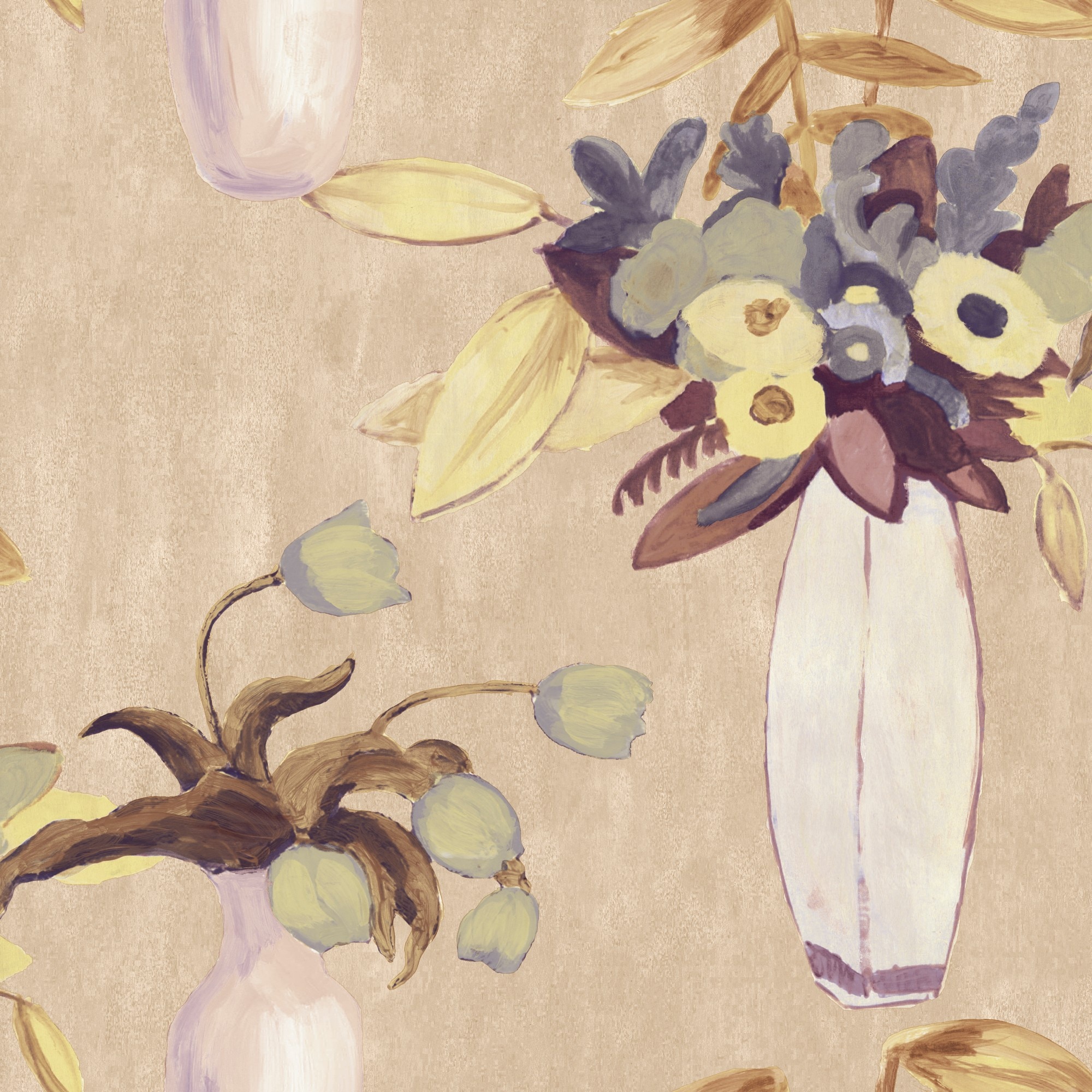 Papel de Parede Della Amalfi Bege-1