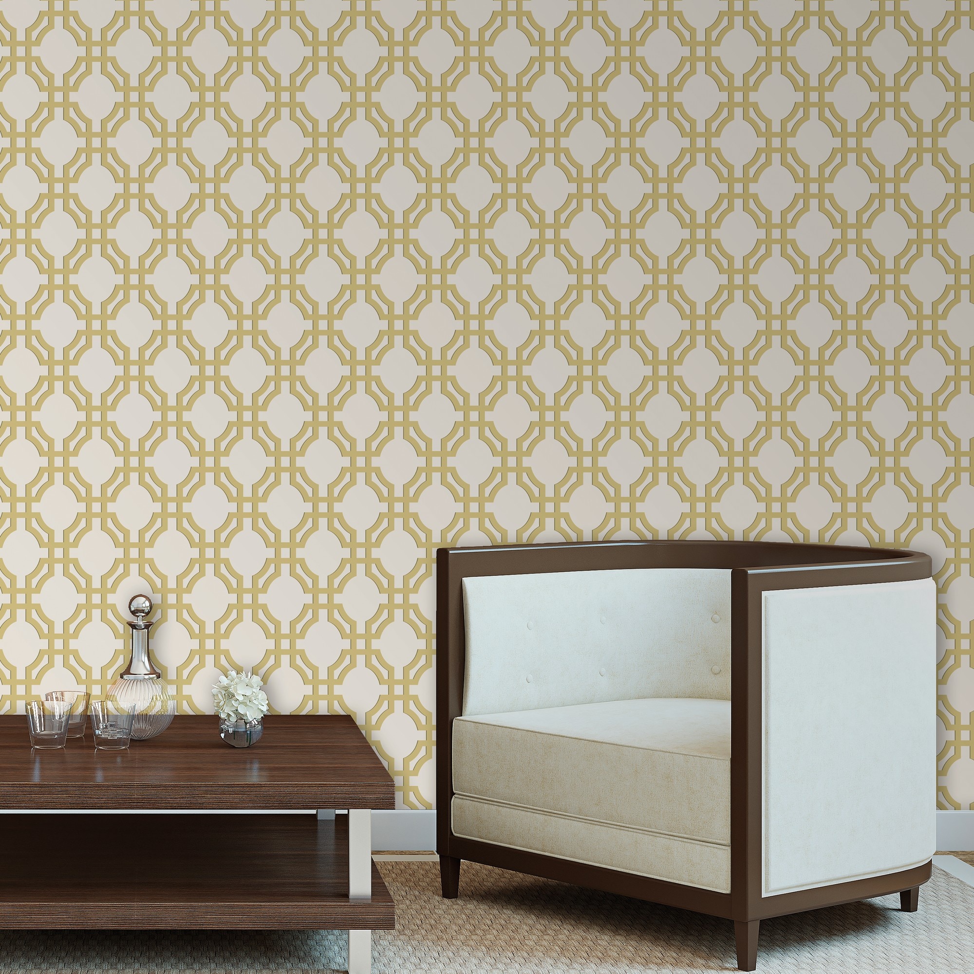 Papel de Parede Laurito Amalfi Dourado-2