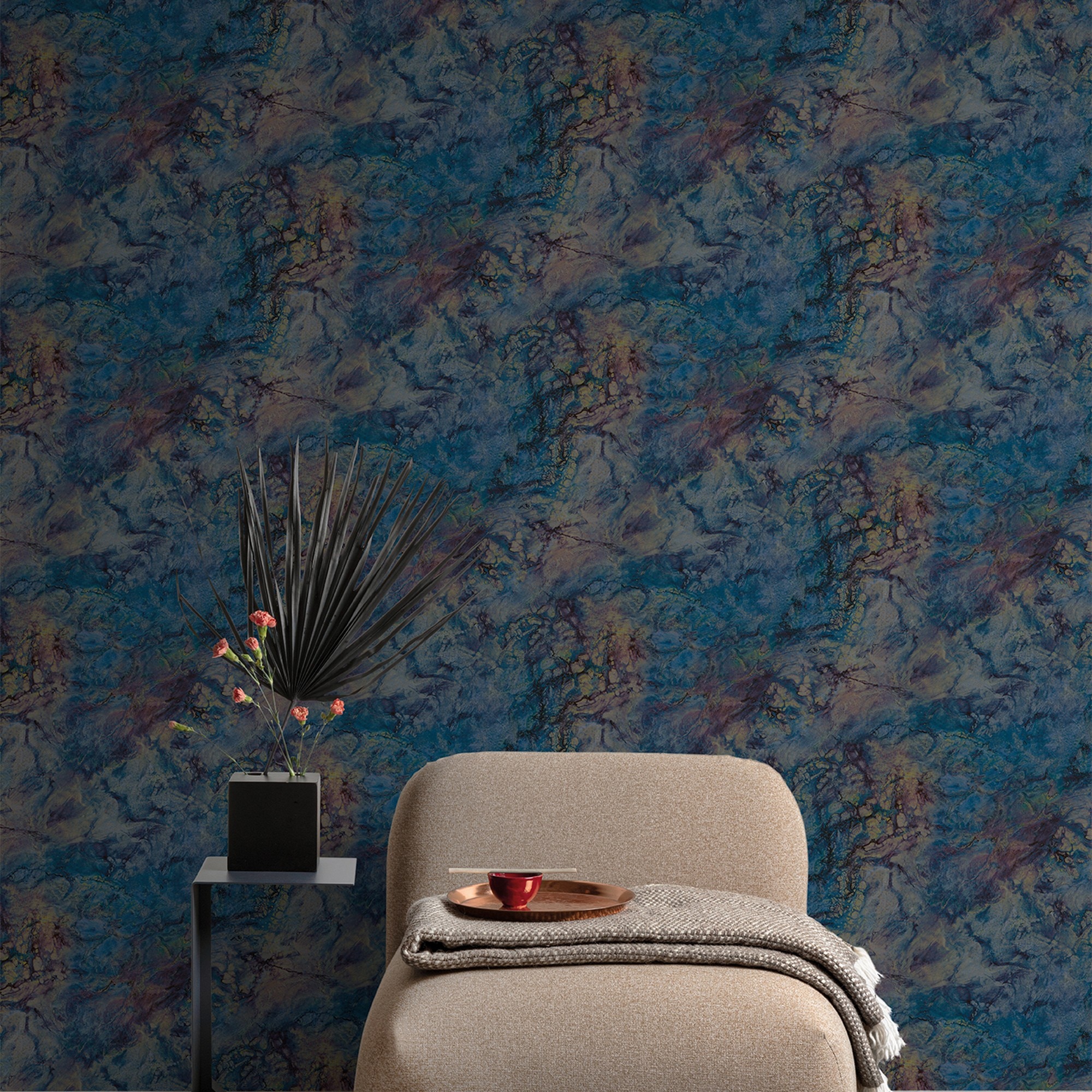 Papel de Parede Petronas Travel Walls Azul-2
