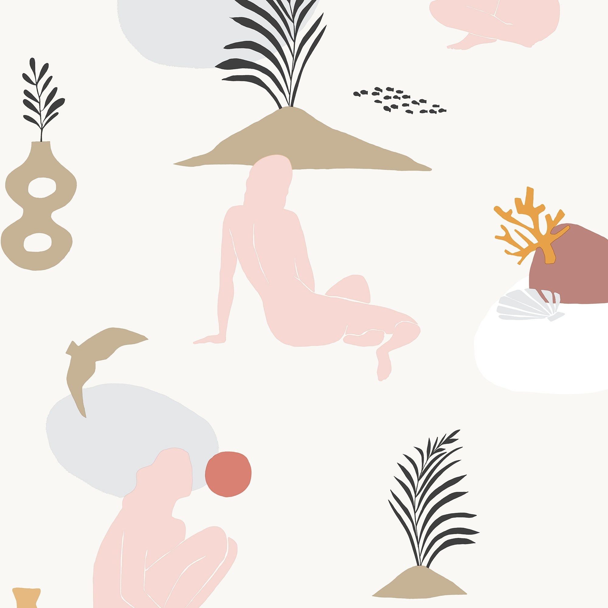 Papel de Parede Bárbara Batabasta Branco-1
